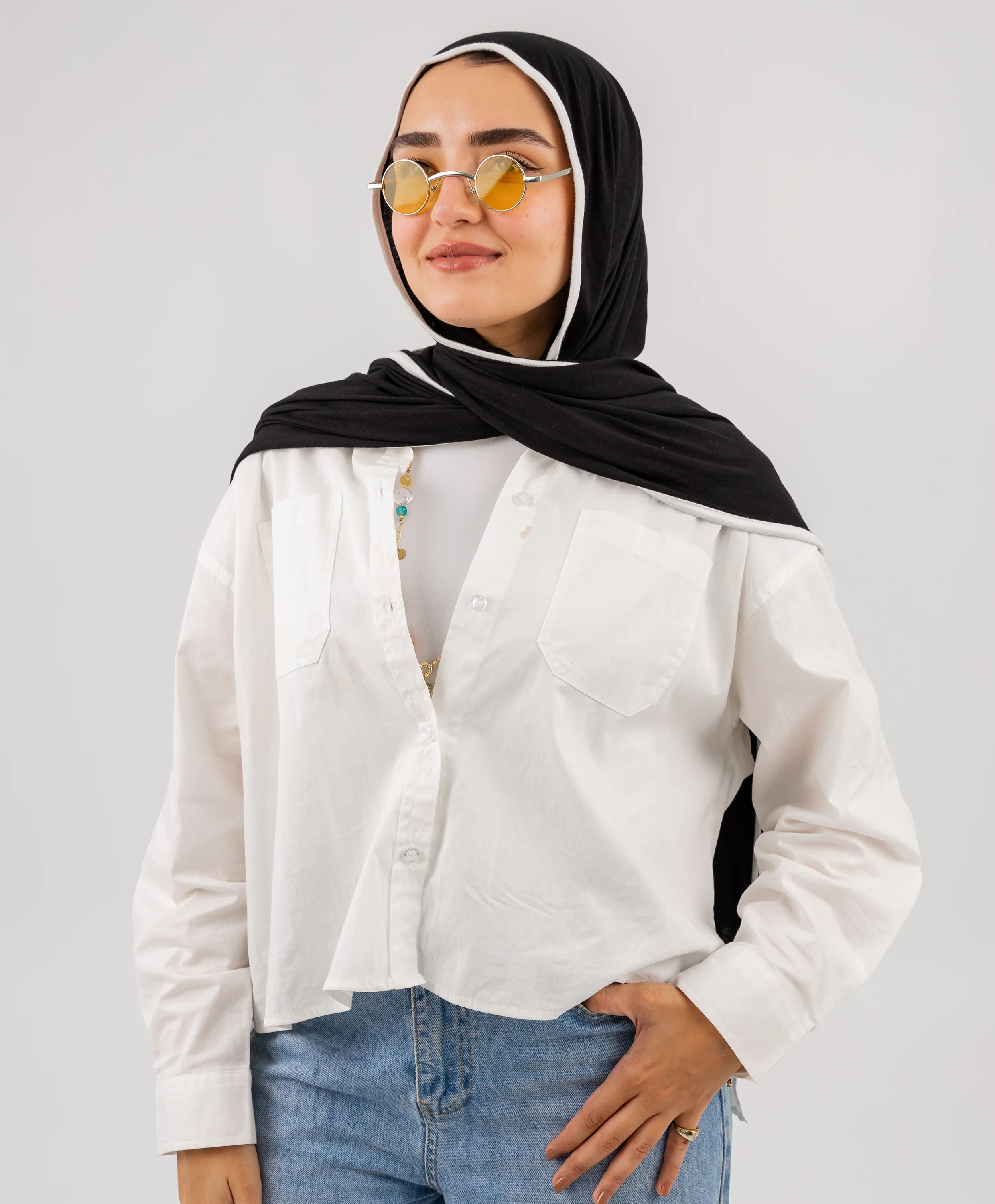 Basic Short Poplin Shirt - Image 4