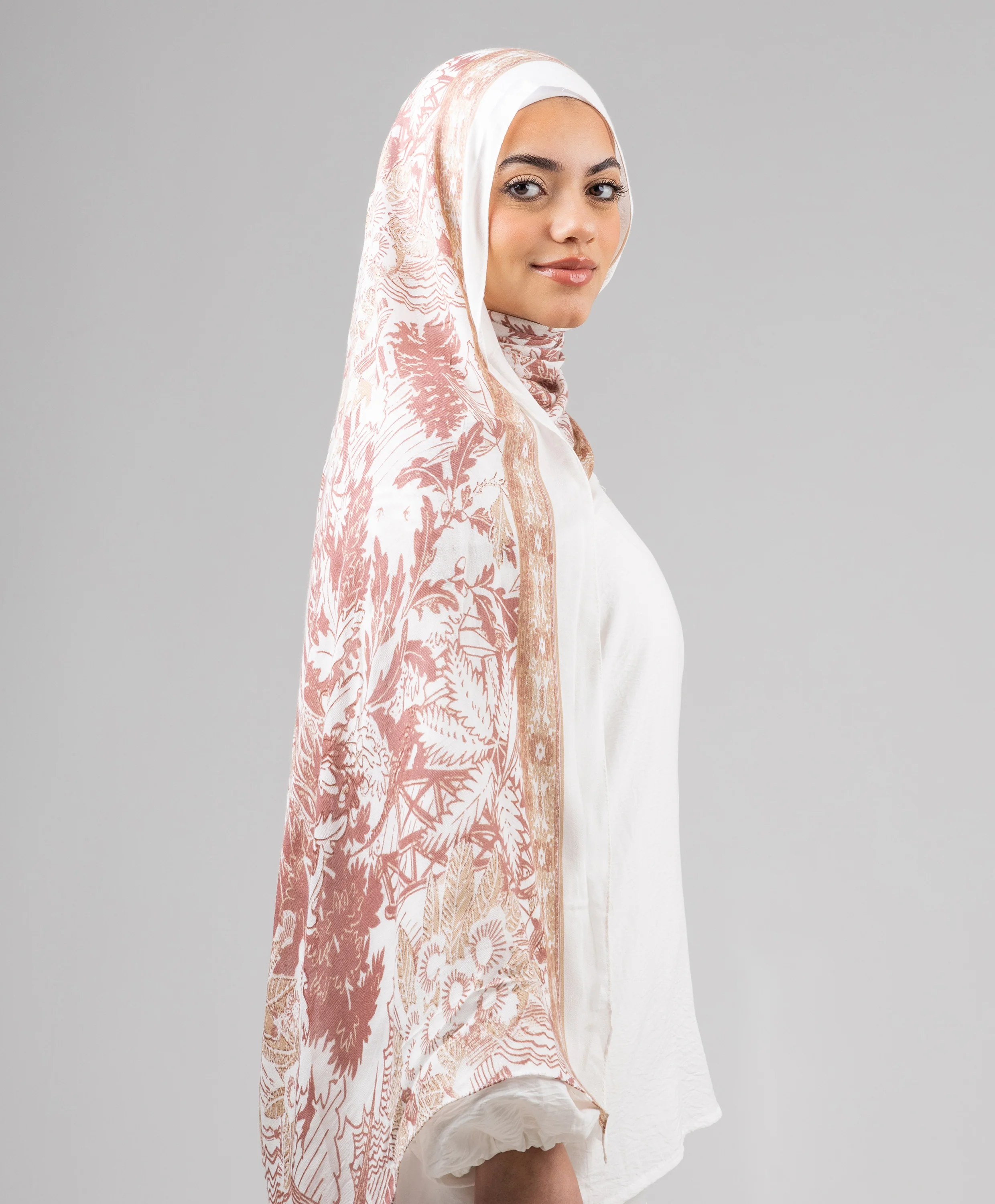 Botanical Modal Scarf - Image 3