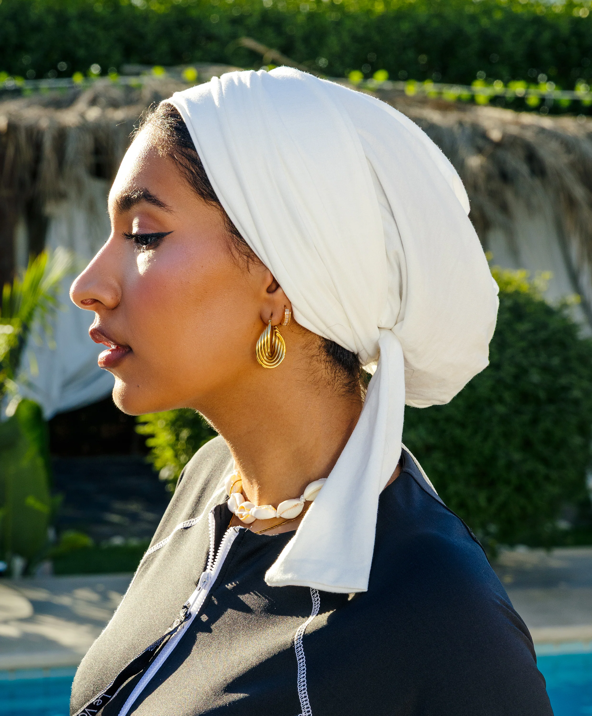 Cotton Lycra Multiway Turban - Image 3