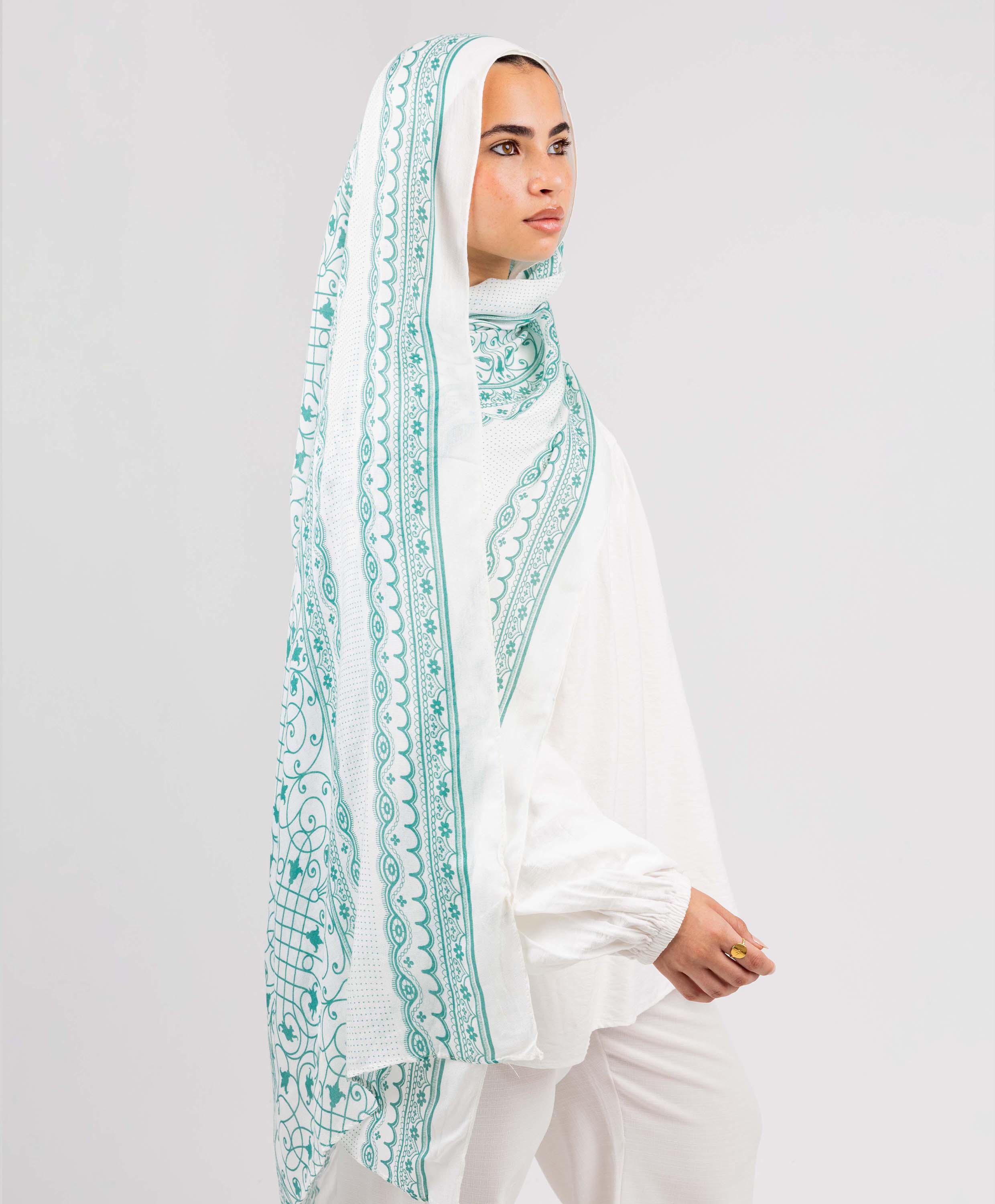 Damask Modal Scarf - Image 4