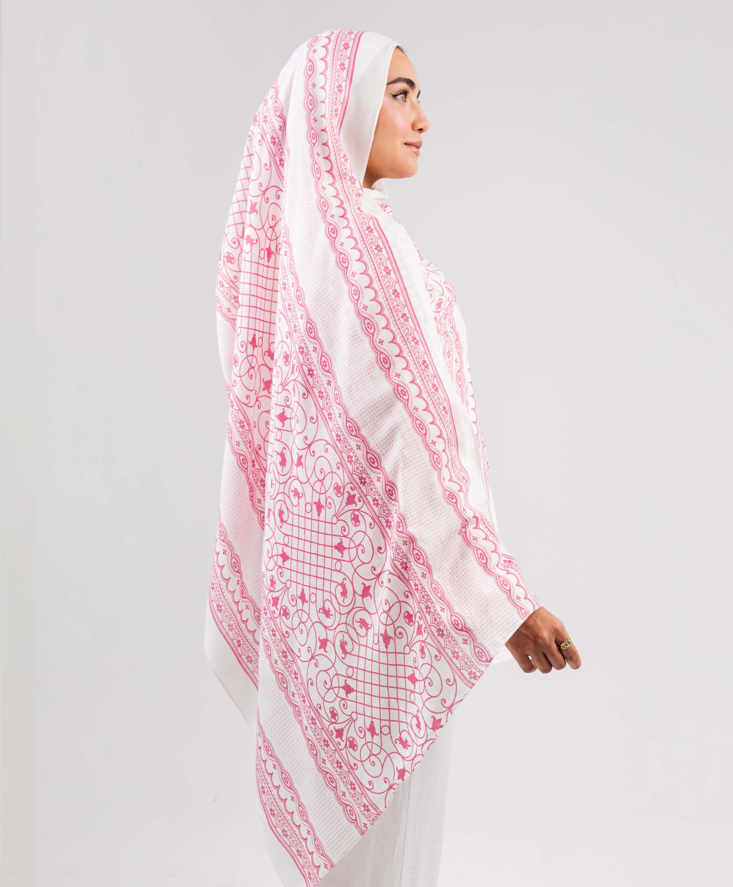 Damask Modal Scarf - Image 5