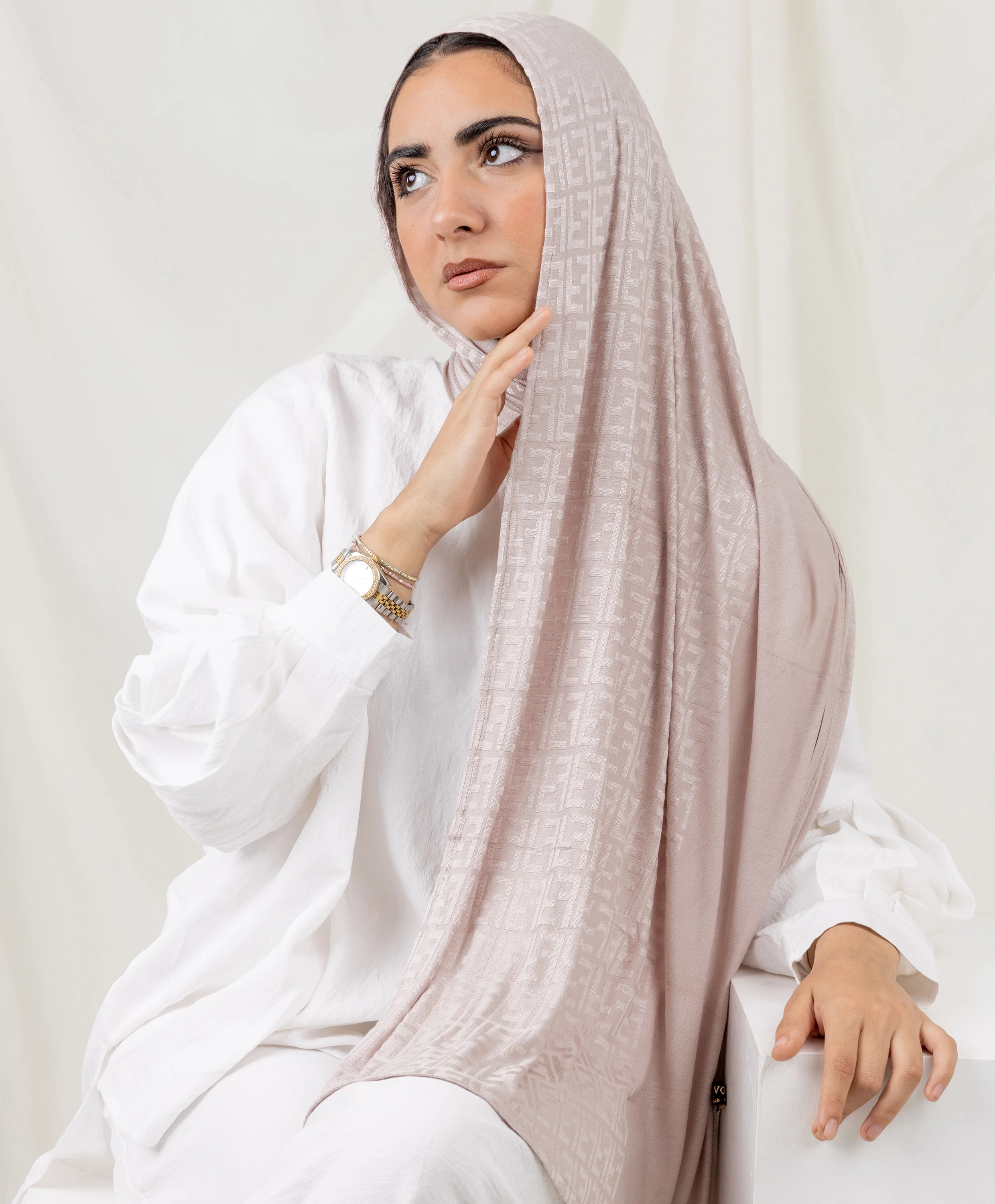 Plain F Lycra Scarf - Image 11