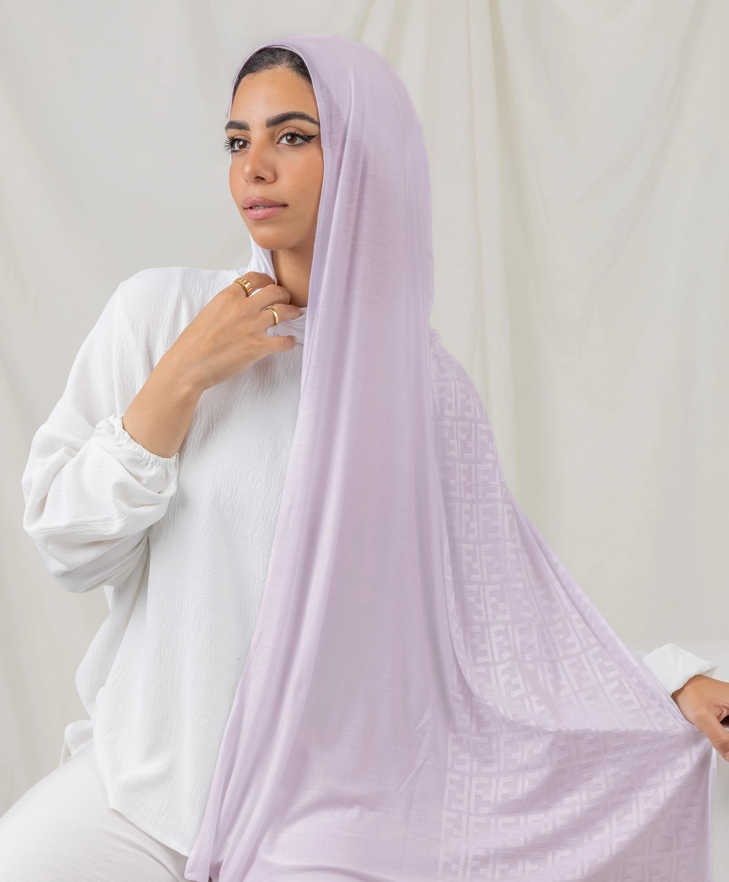 Plain F Lycra Scarf - Image 13