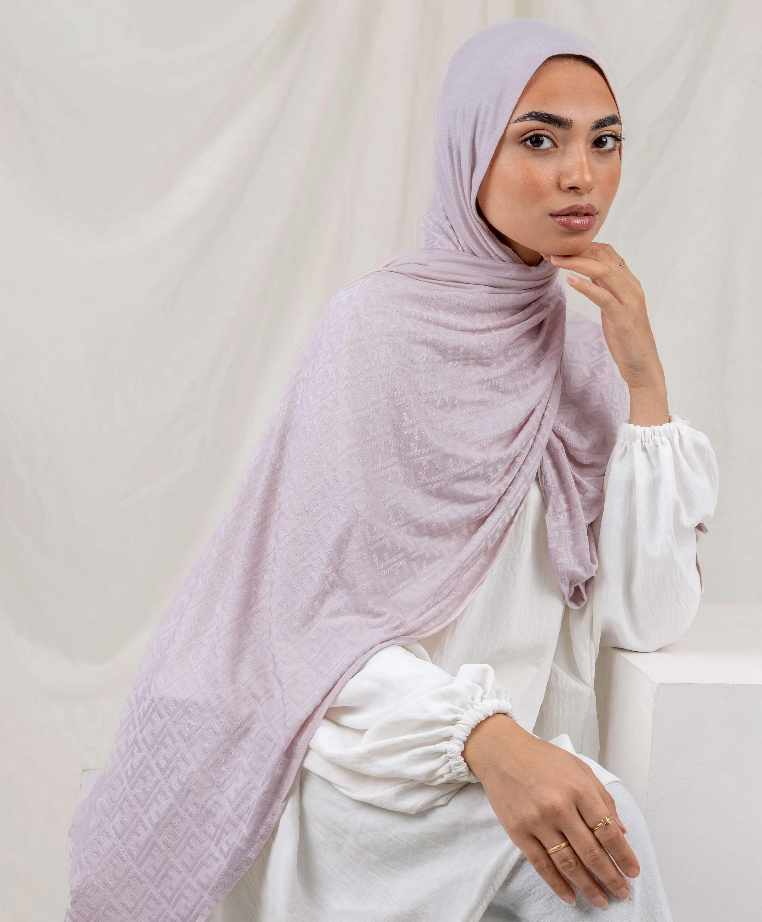 Plain F Lycra Scarf - Image 14