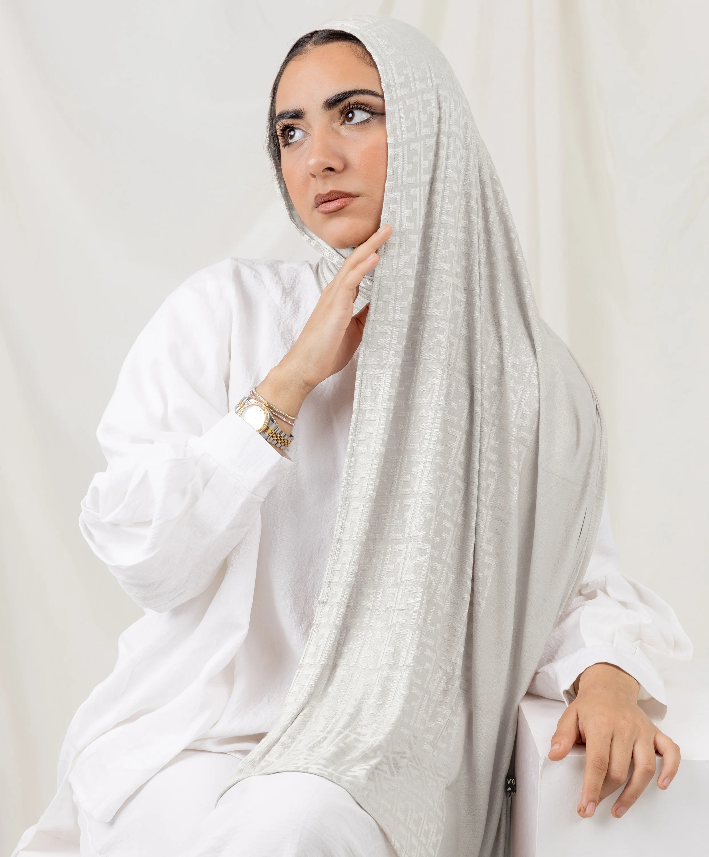 Plain F Lycra Scarf - Image 17