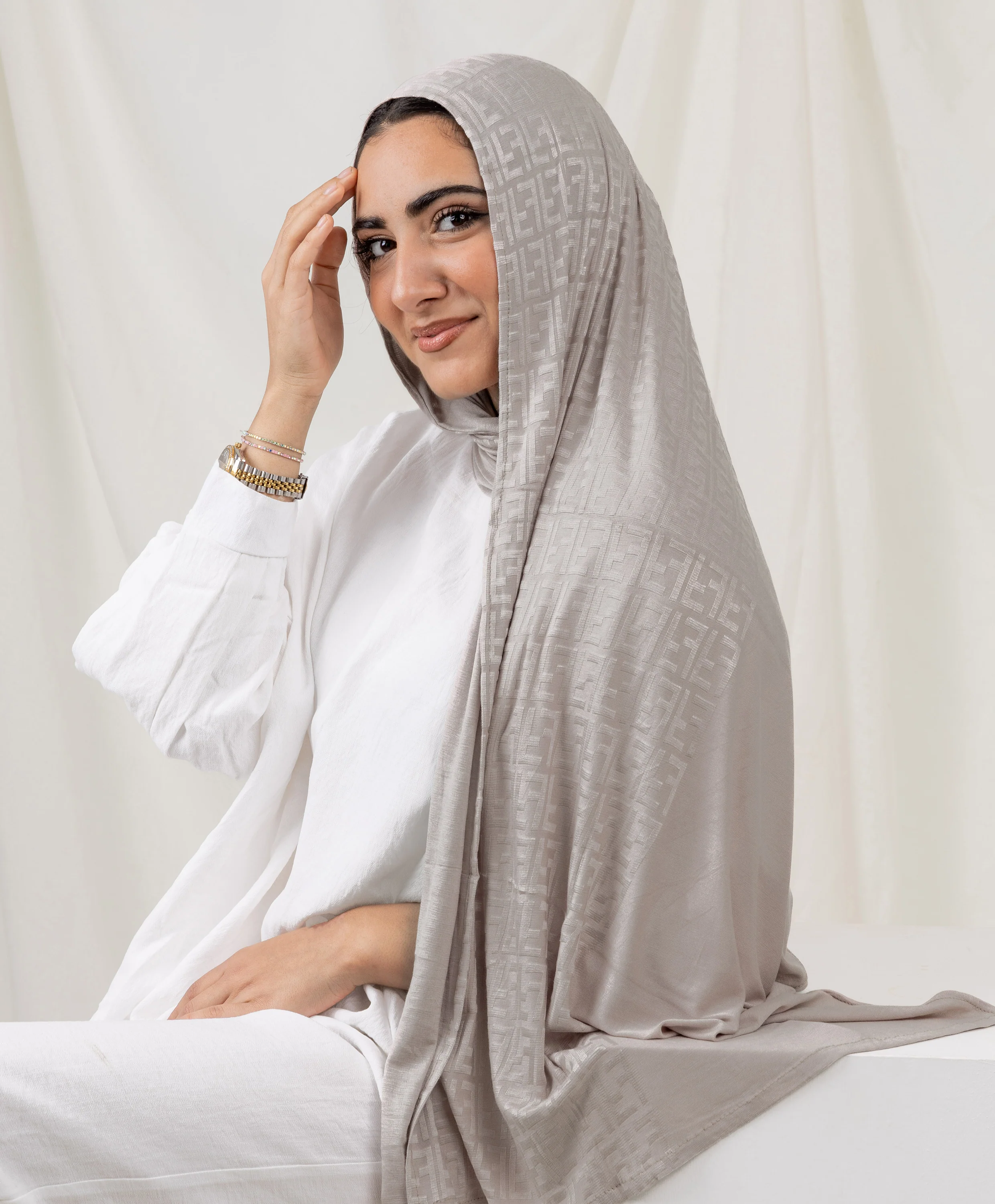 Plain F Lycra Scarf - Image 19