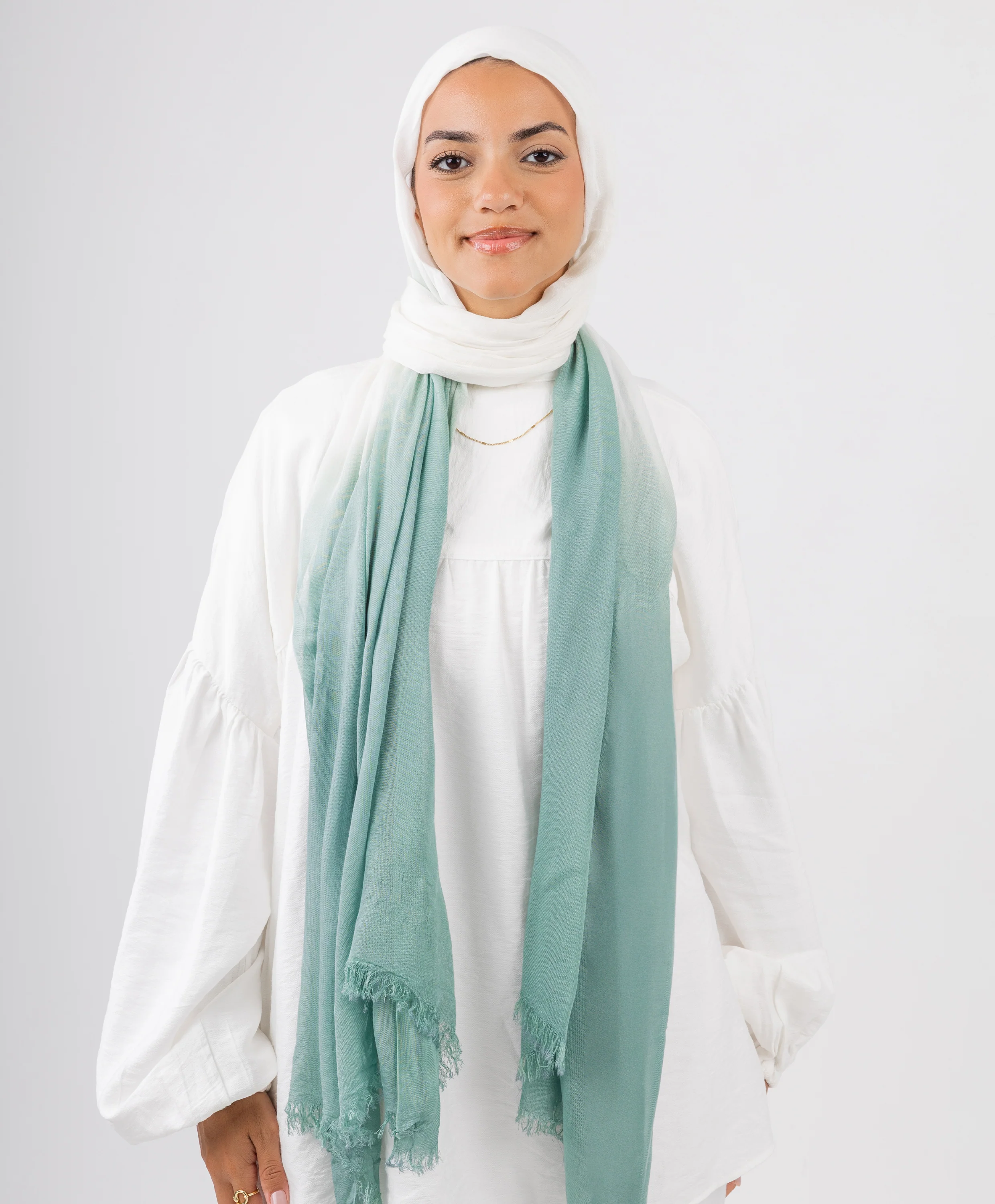 Gradient Cotton Scarf - Image 34