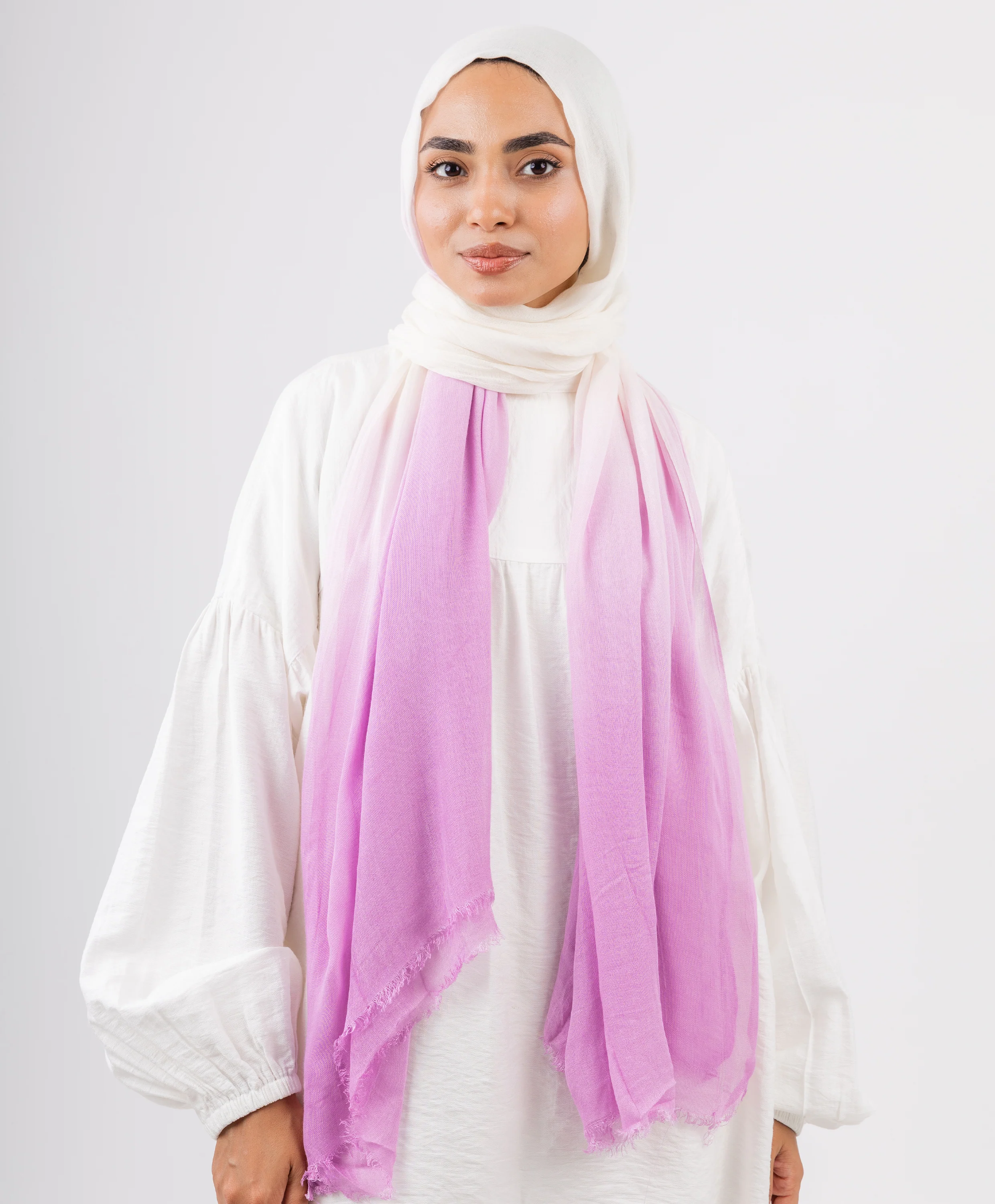 Gradient Cotton Scarf - Image 35