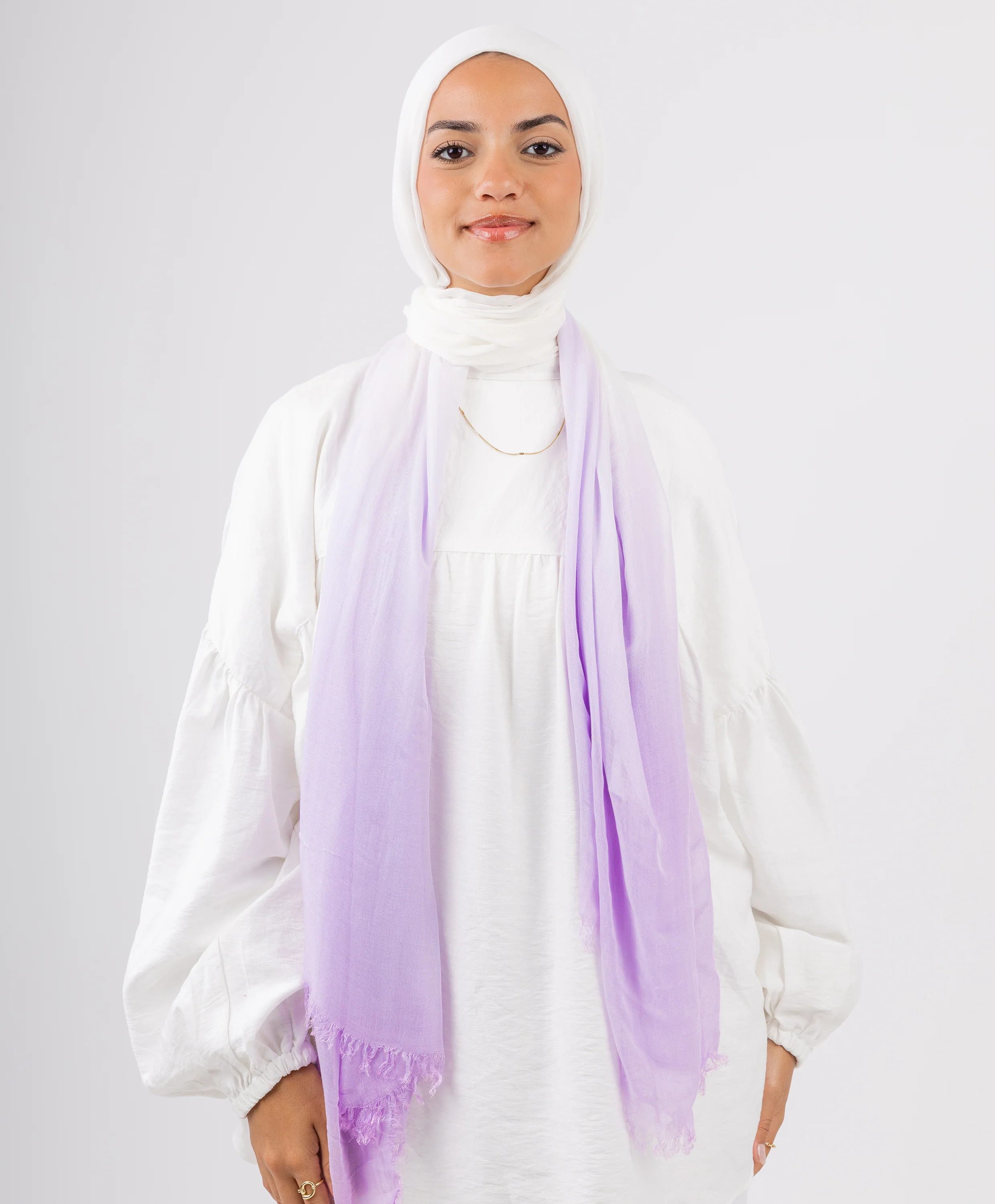 Gradient Cotton Scarf - Image 36