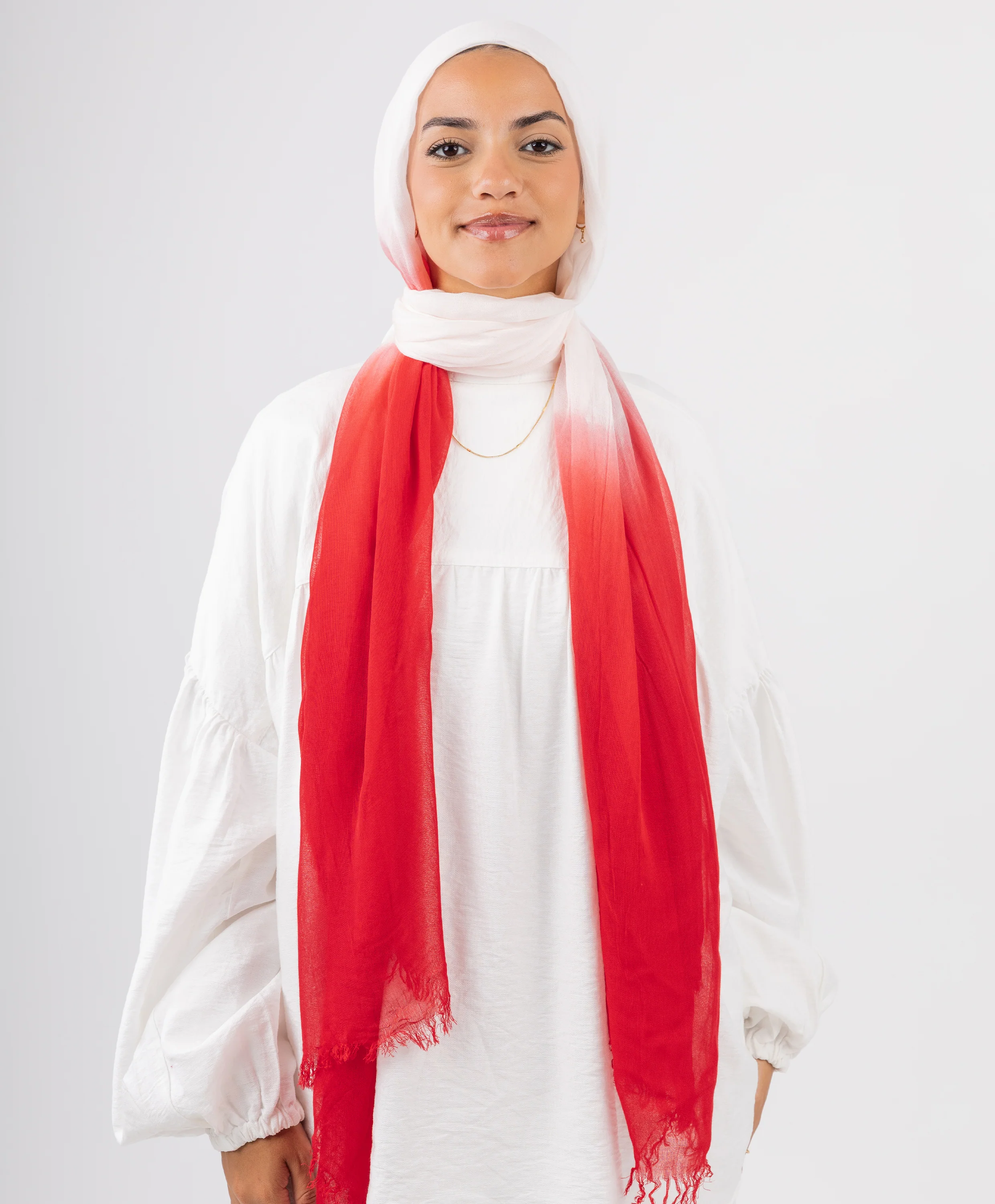 Gradient Cotton Scarf - Image 37