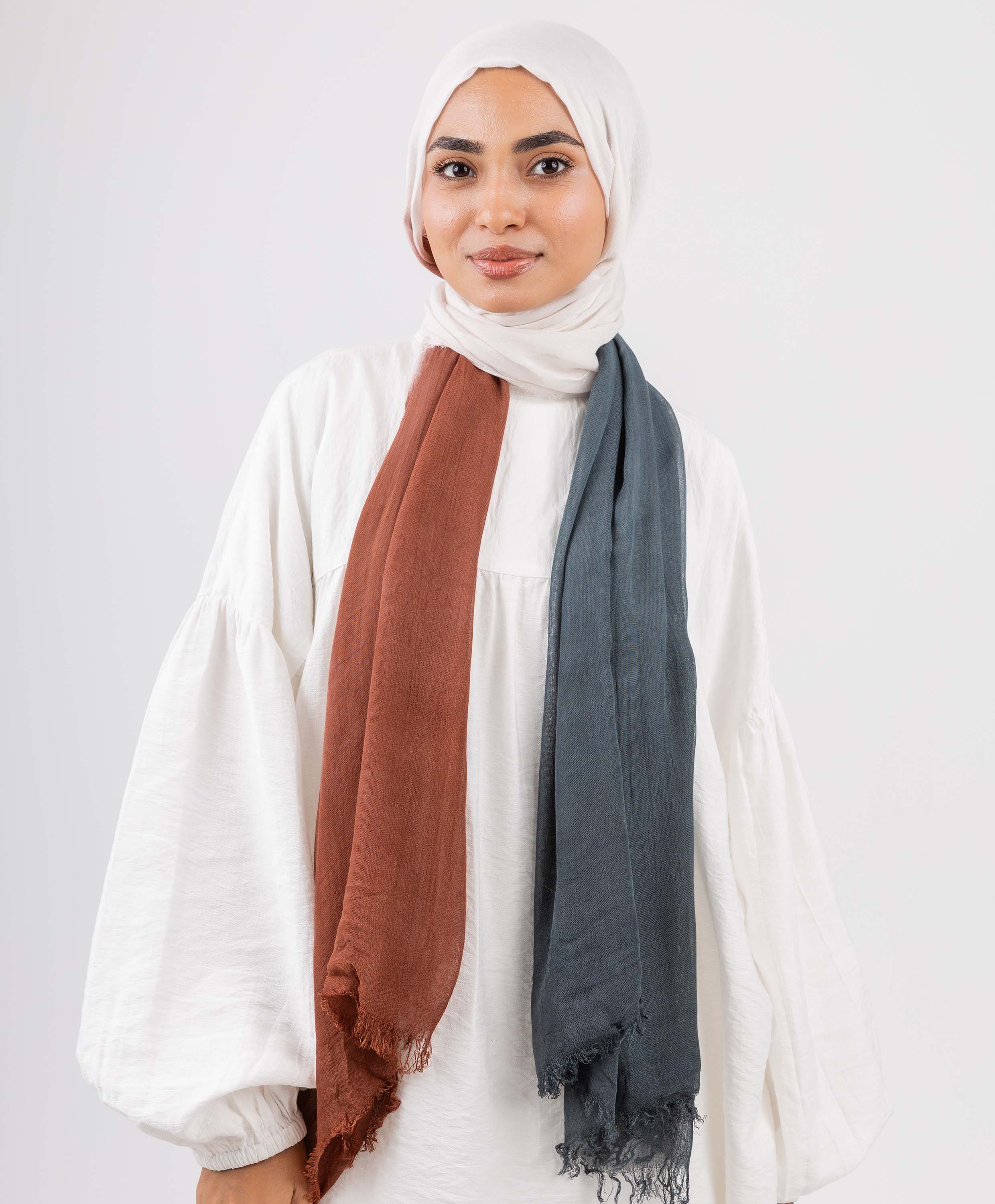 Gradient Cotton Scarf - Image 4