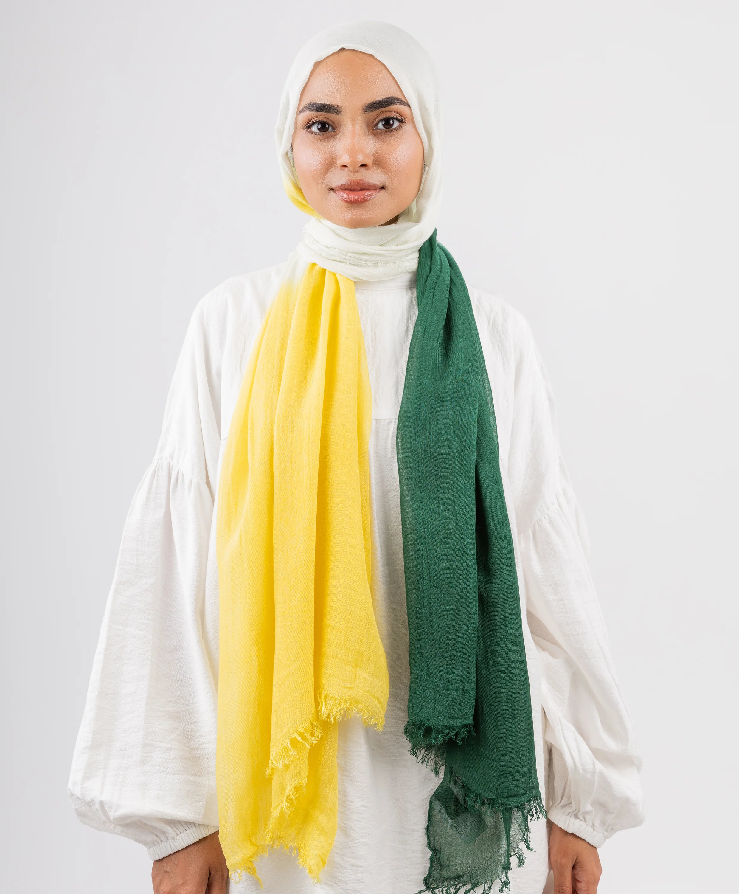 Gradient Cotton Scarf - Image 40