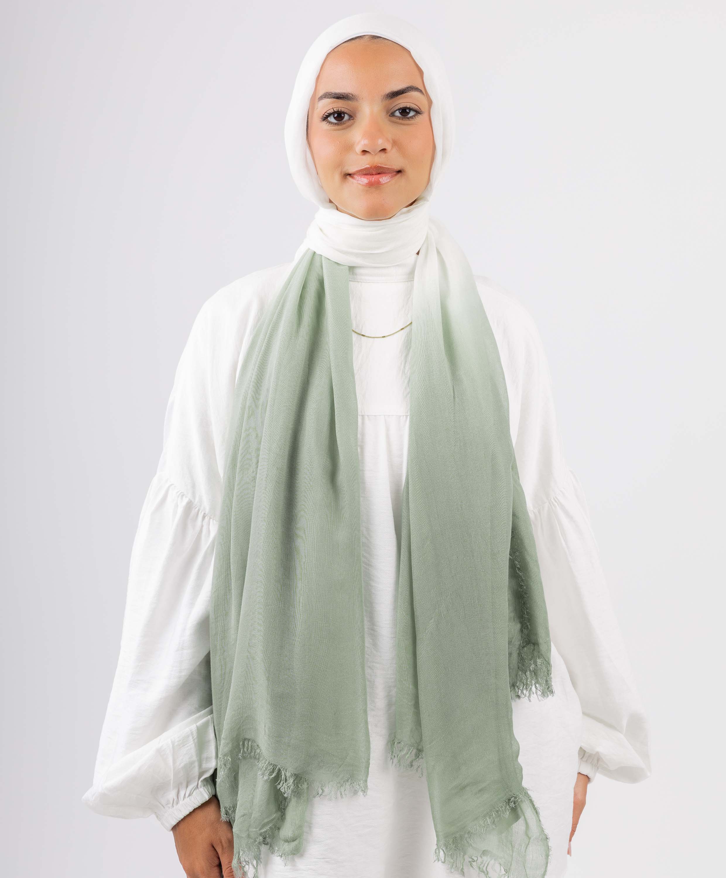 Gradient Cotton Scarf - Image 6