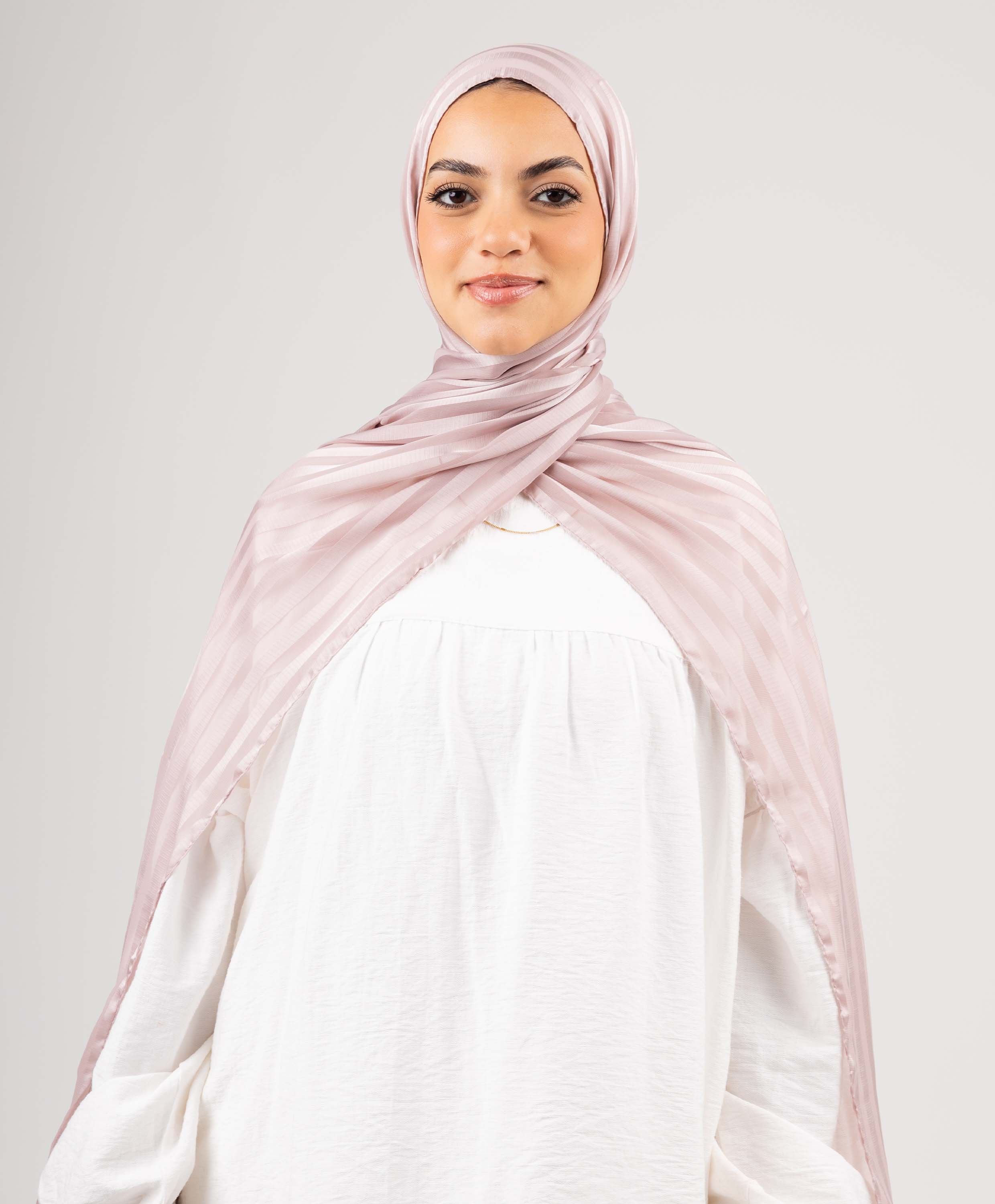 Majestic Satin Chiffon Scarf - Image 14