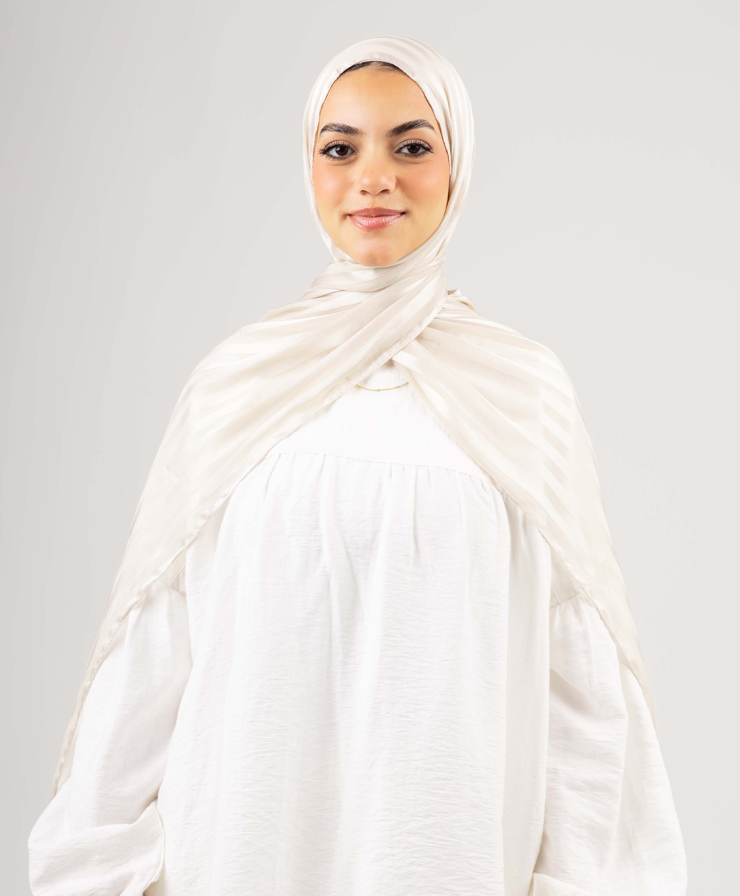 Majestic Satin Chiffon Scarf - Image 16