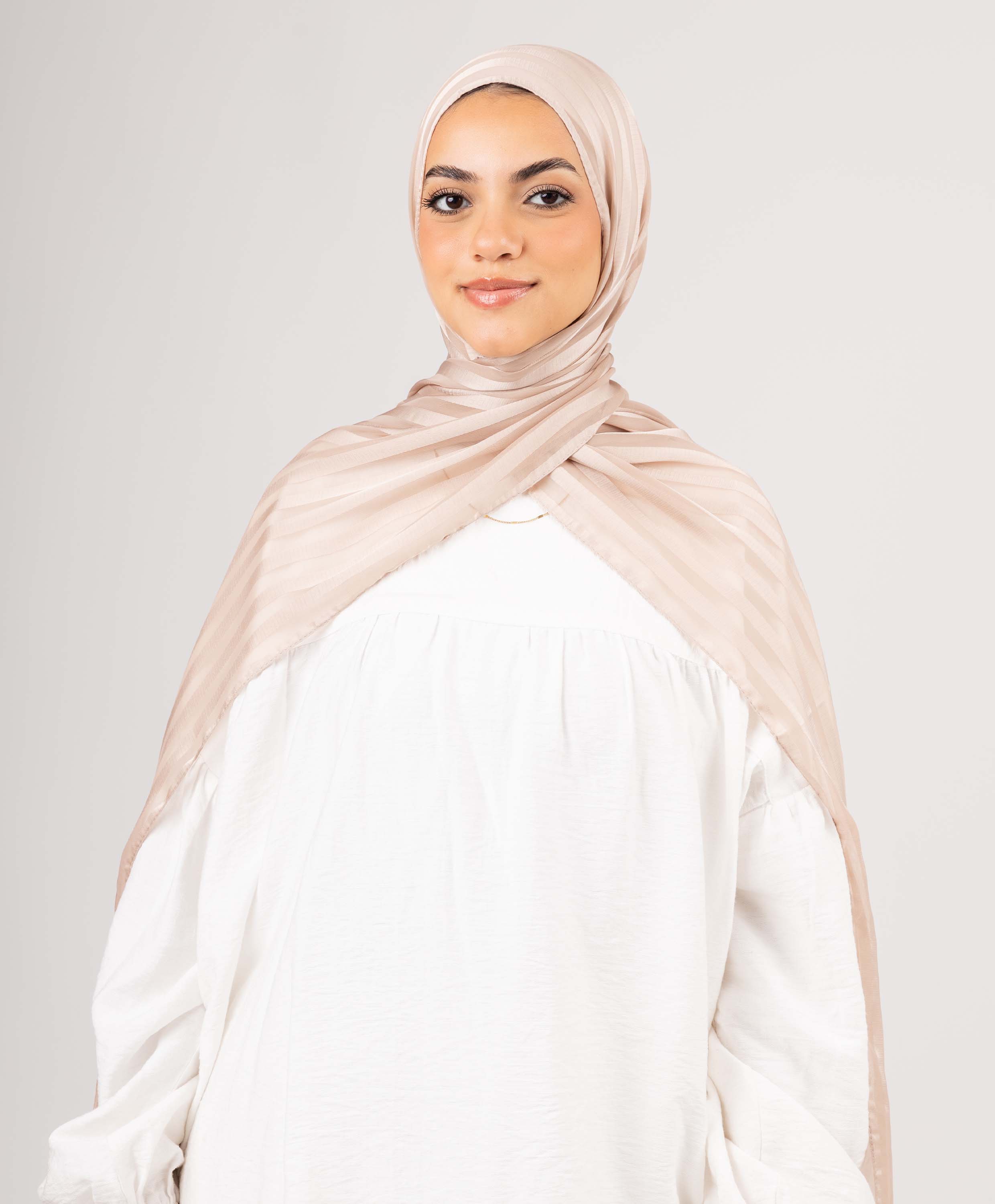 Majestic Satin Chiffon Scarf - Image 6