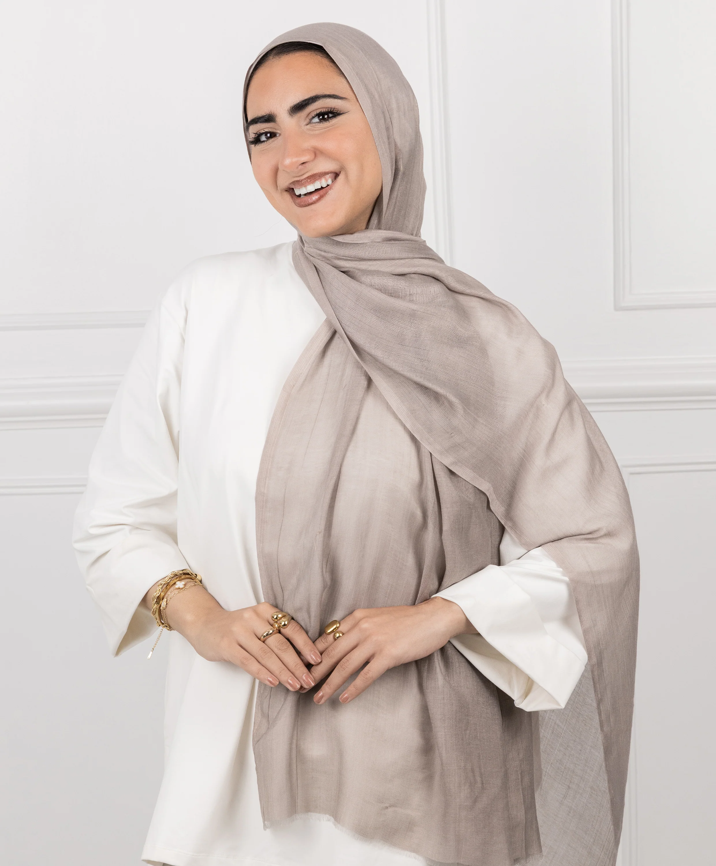 Plain Cotton Scarf - Image 15