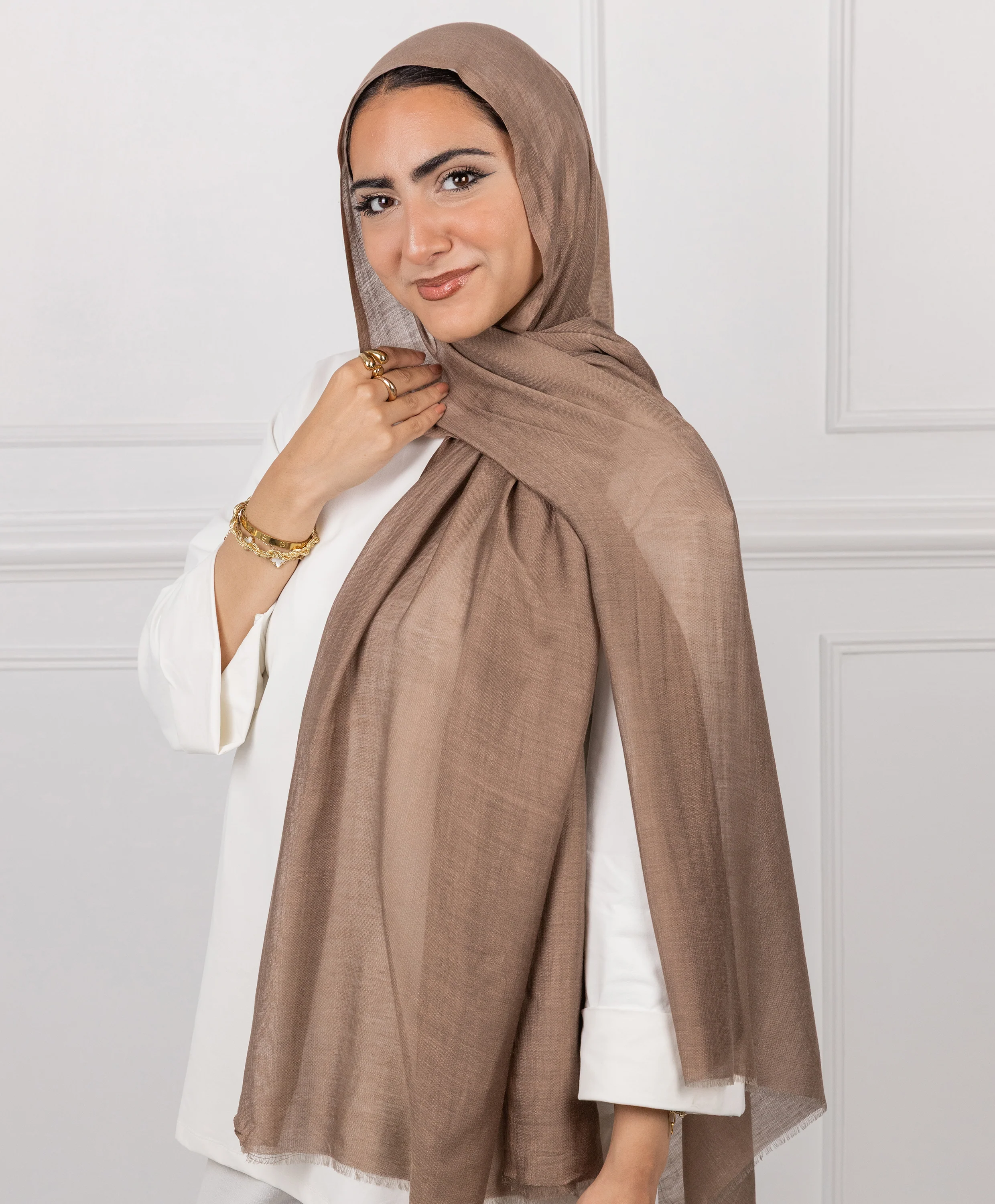 Plain Cotton Scarf - Image 17