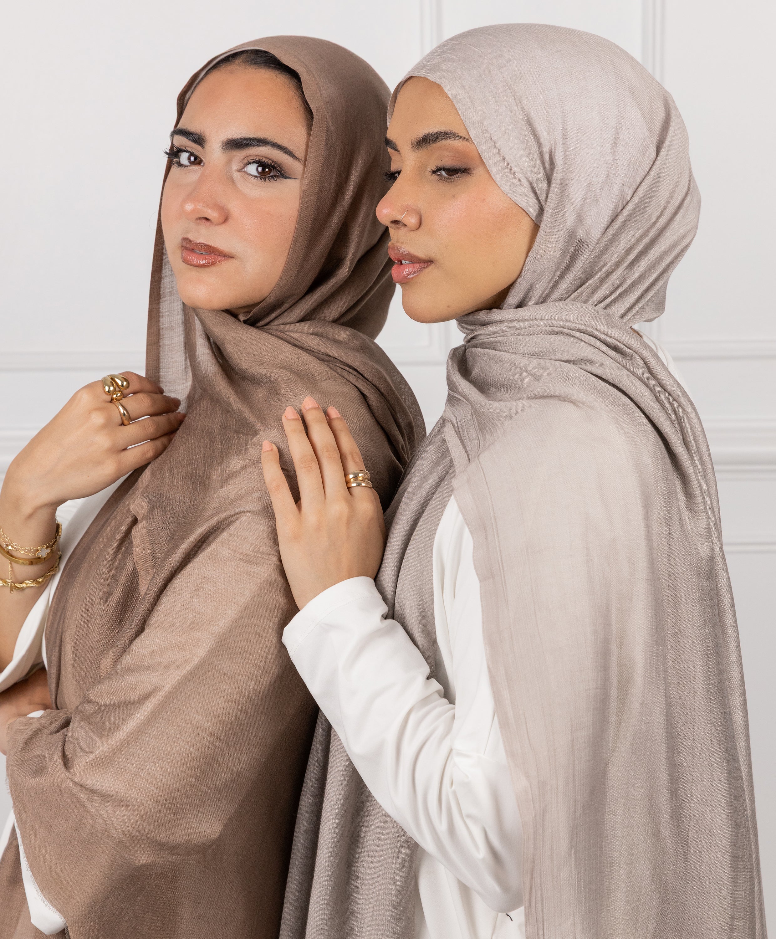 Plain Cotton Scarf - Image 3