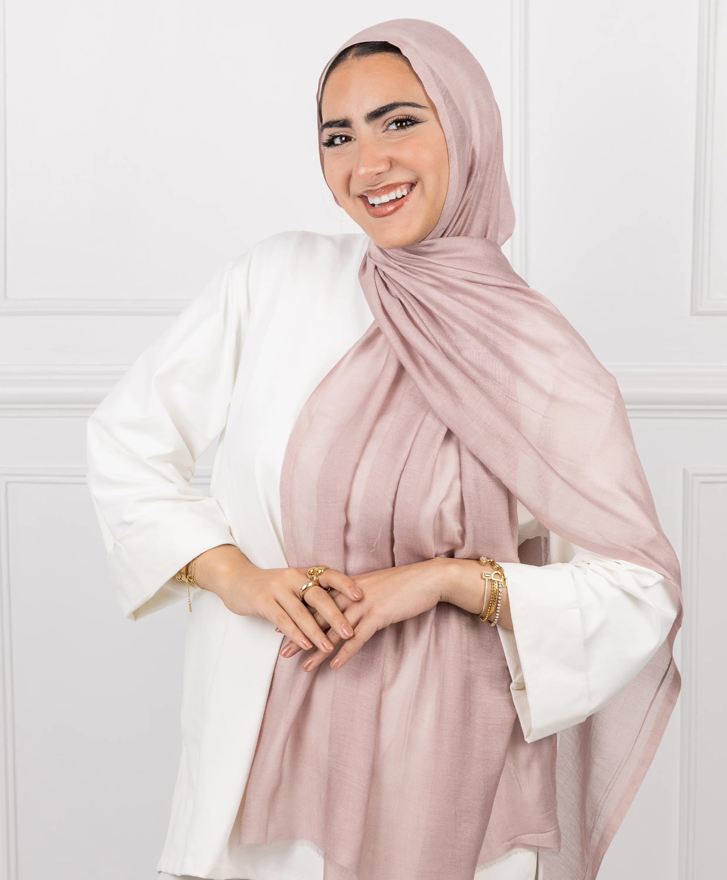 Plain Cotton Scarf - Image 6