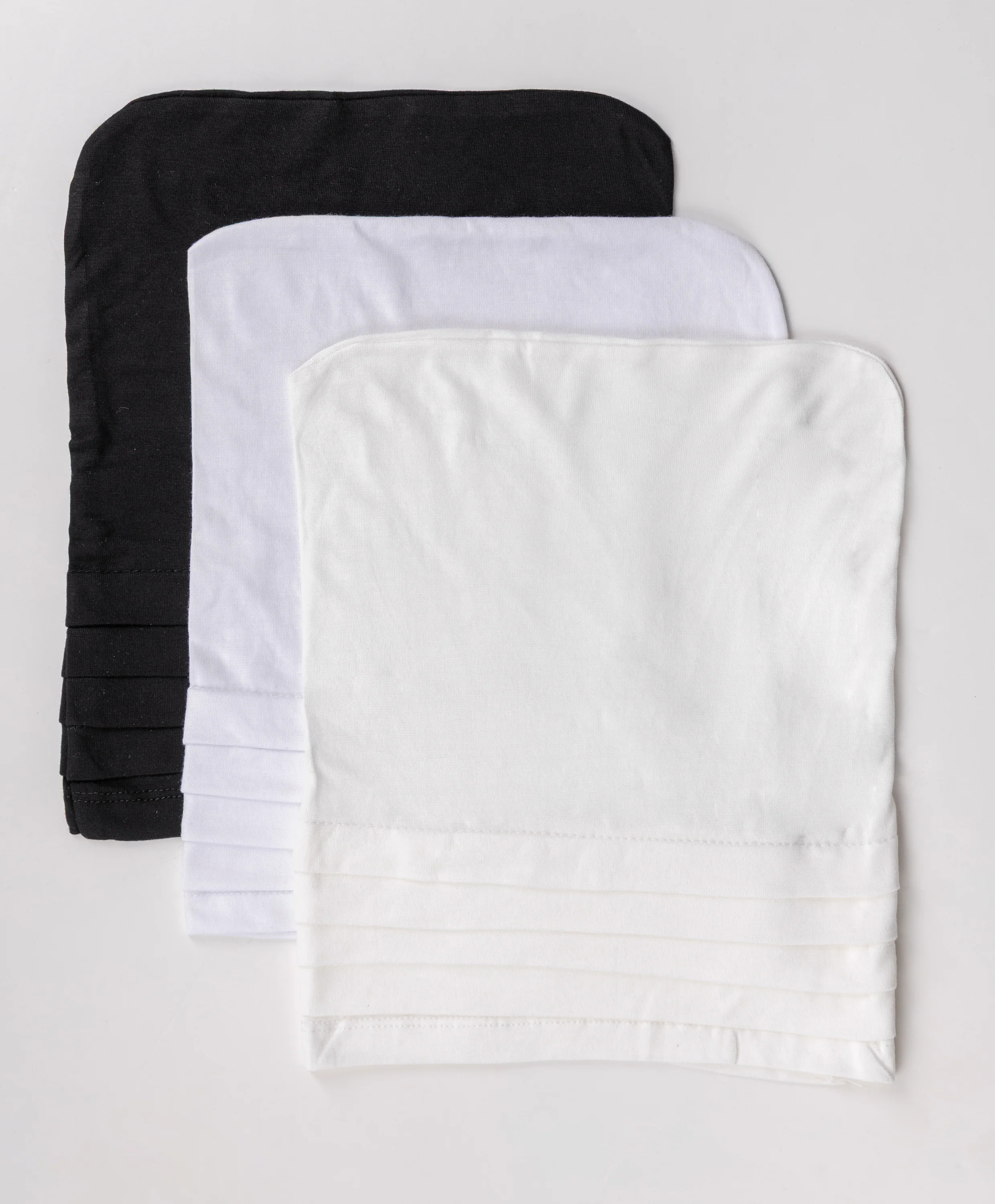 Pleated Cotton Lycra Underscarf - Image 5