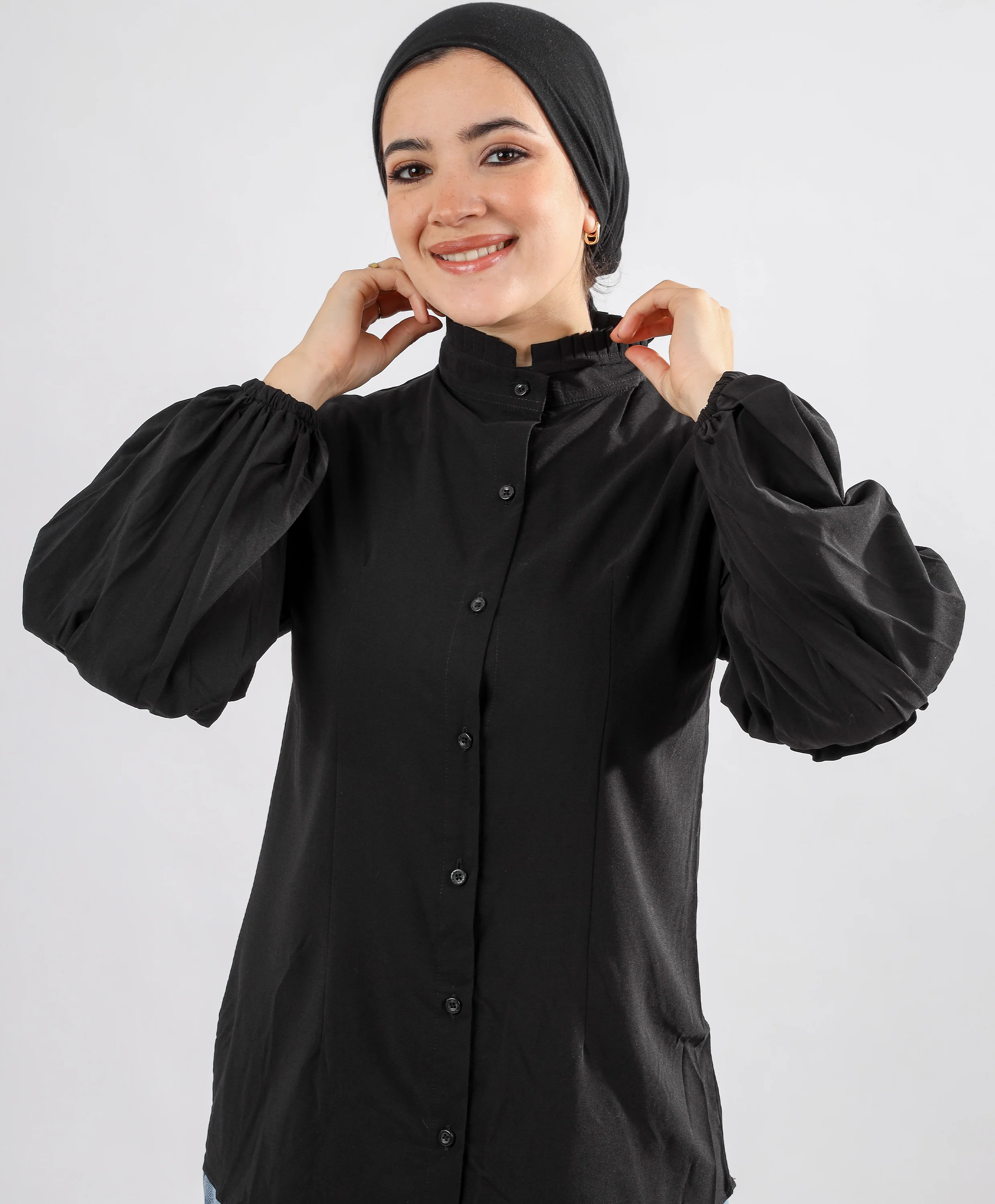 Pleated Puffed Chemise - Image 3