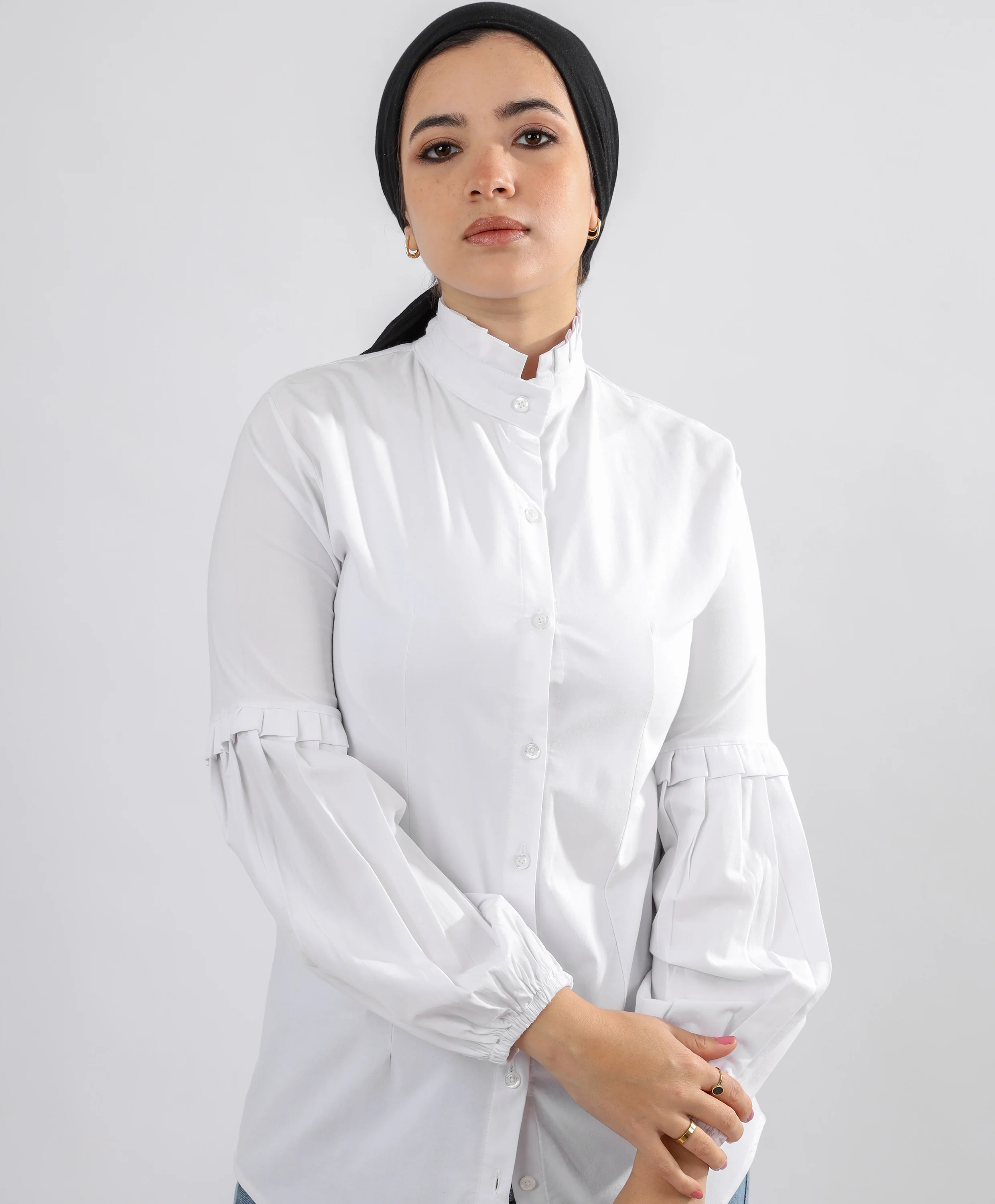 Pleated Puffed Chemise - Image 5