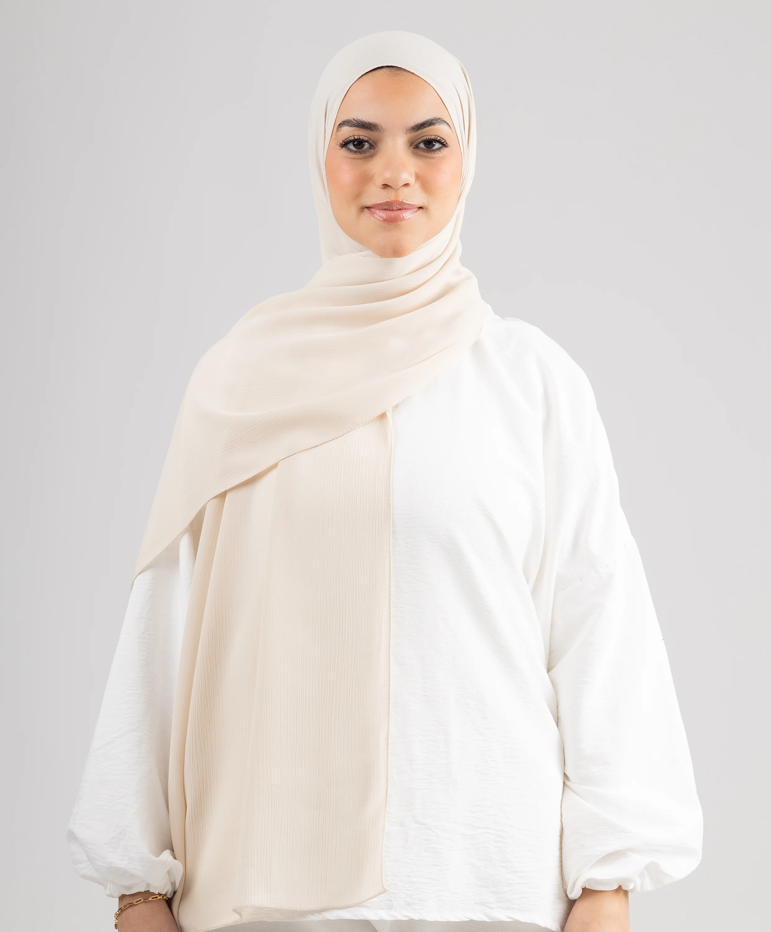 Pure Chiffon Crinkle Scarf - Image 4