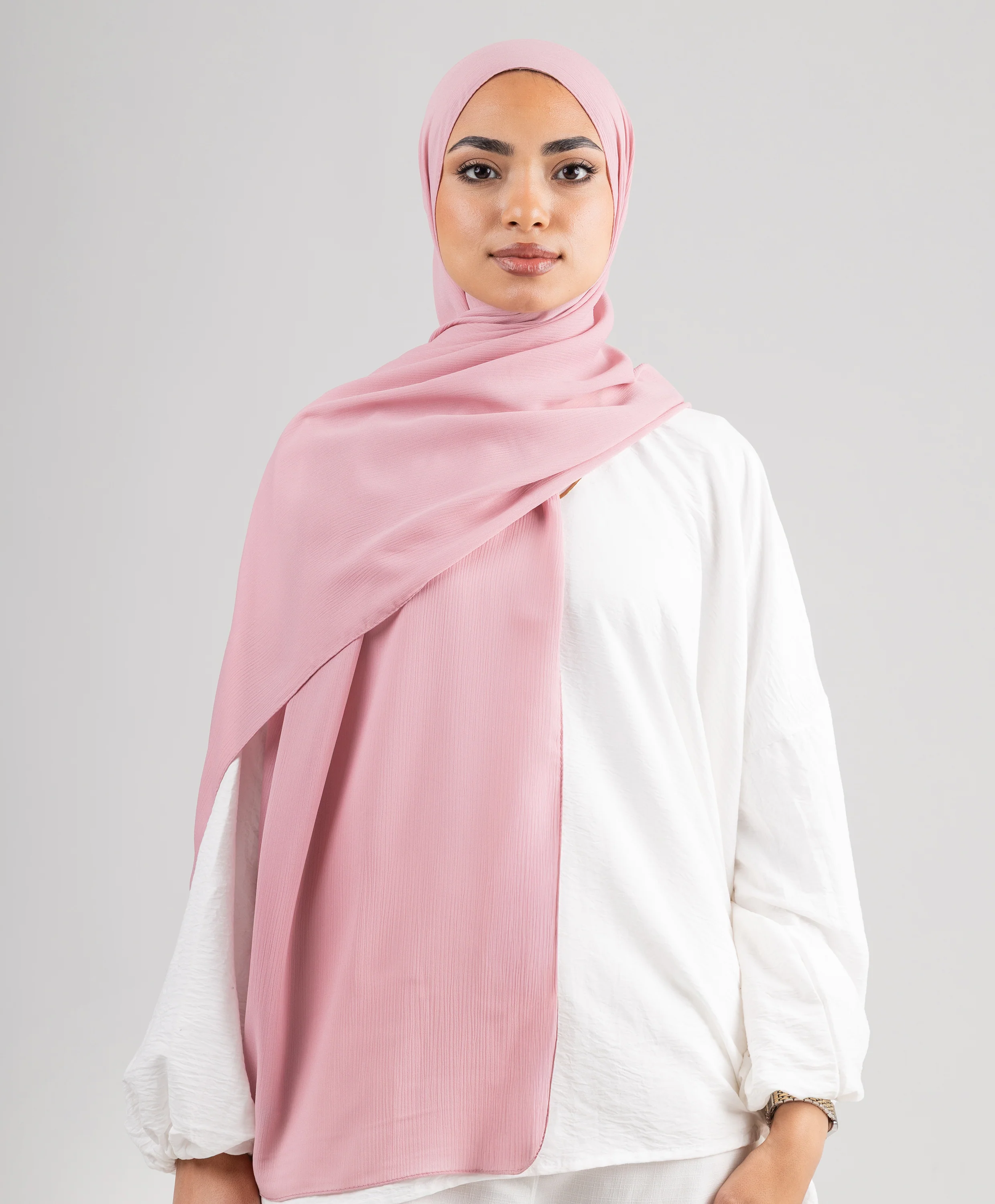 Pure Chiffon Crinkle Scarf - Image 7