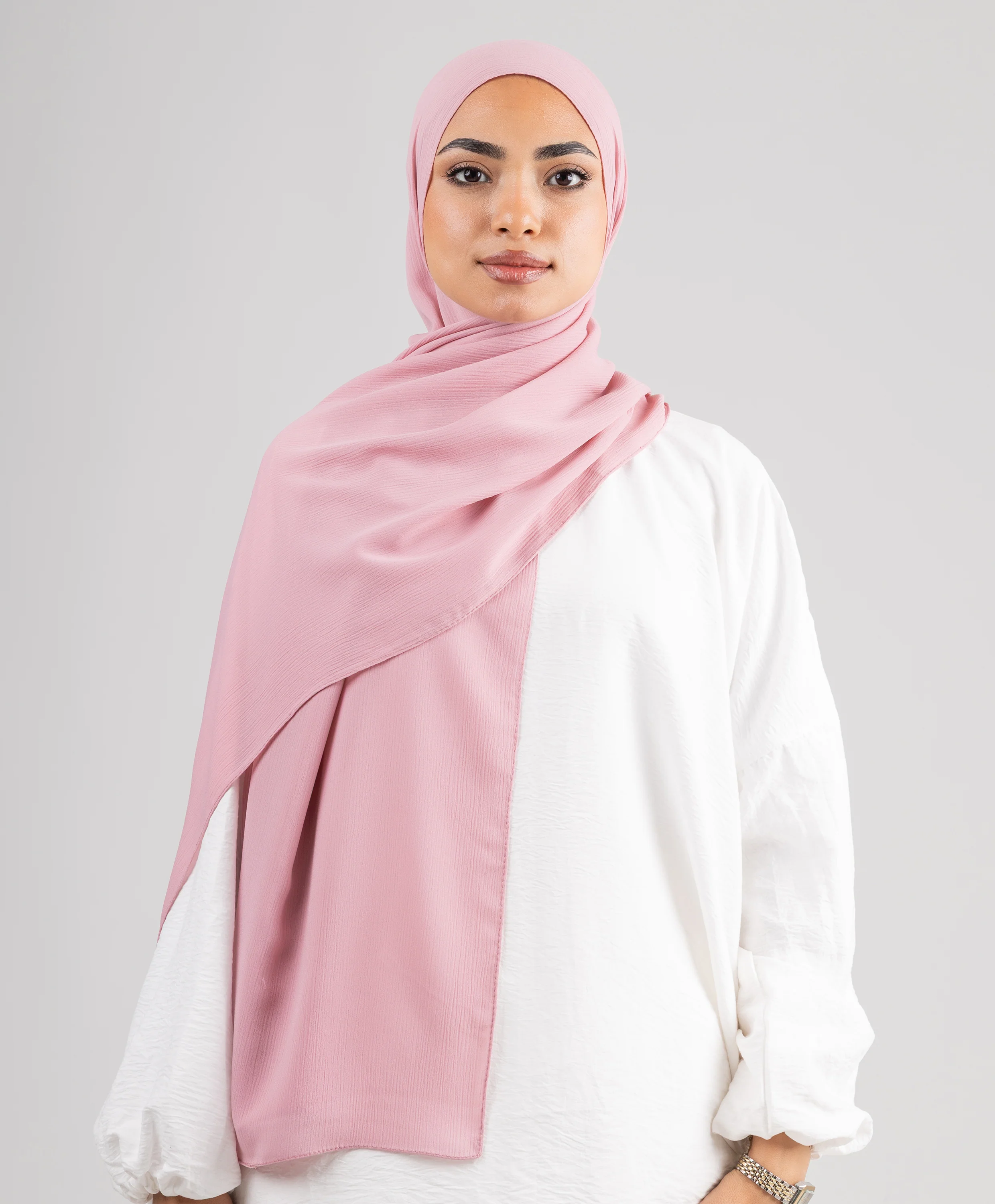 Pure Chiffon Crinkle Scarf - Image 8