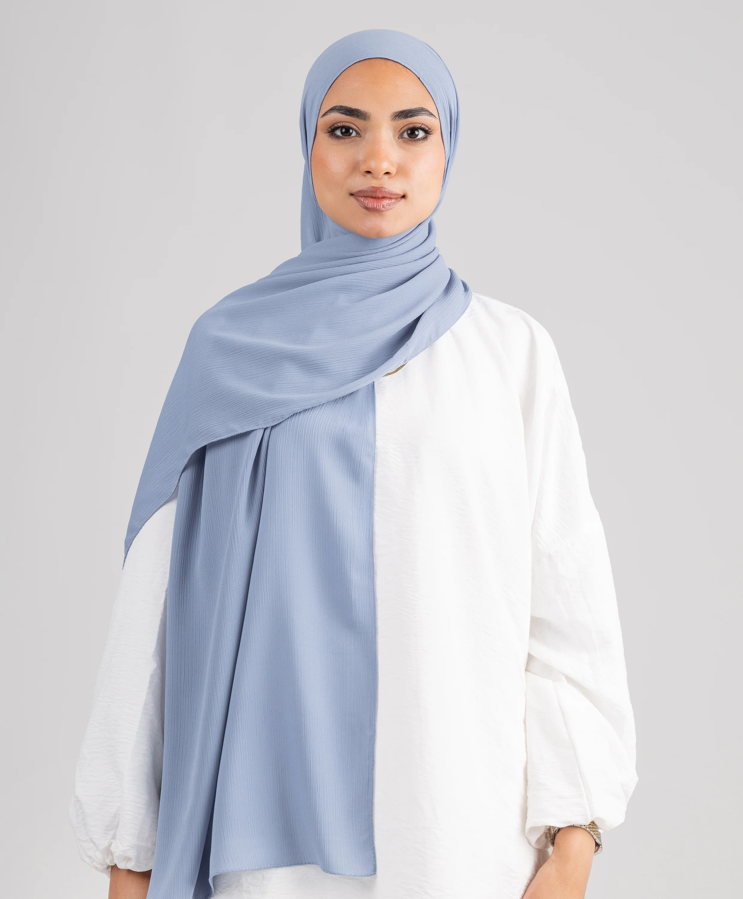 Pure Chiffon Crinkle Scarf - Image 9