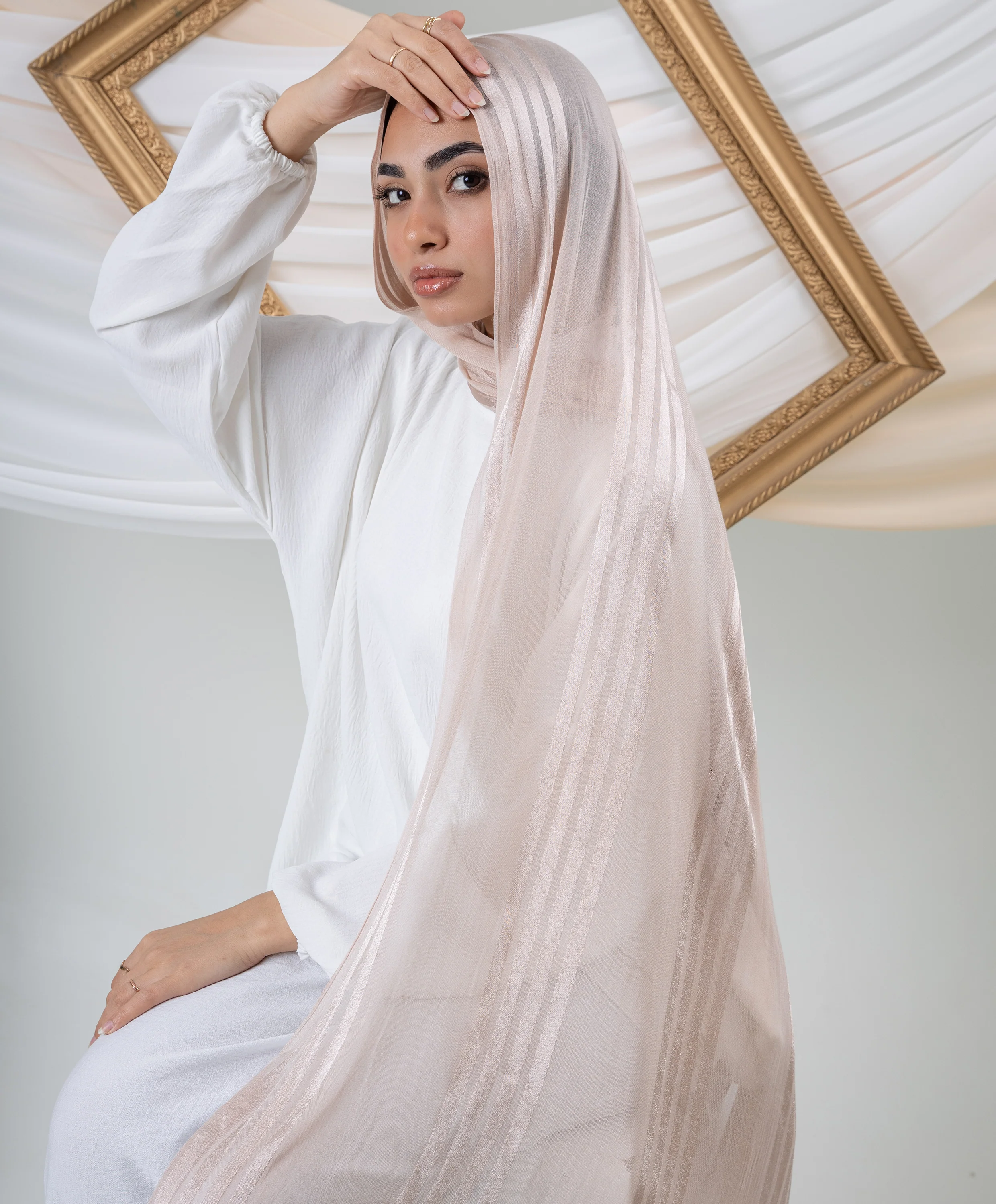 Pure Linen Scarf - Image 14