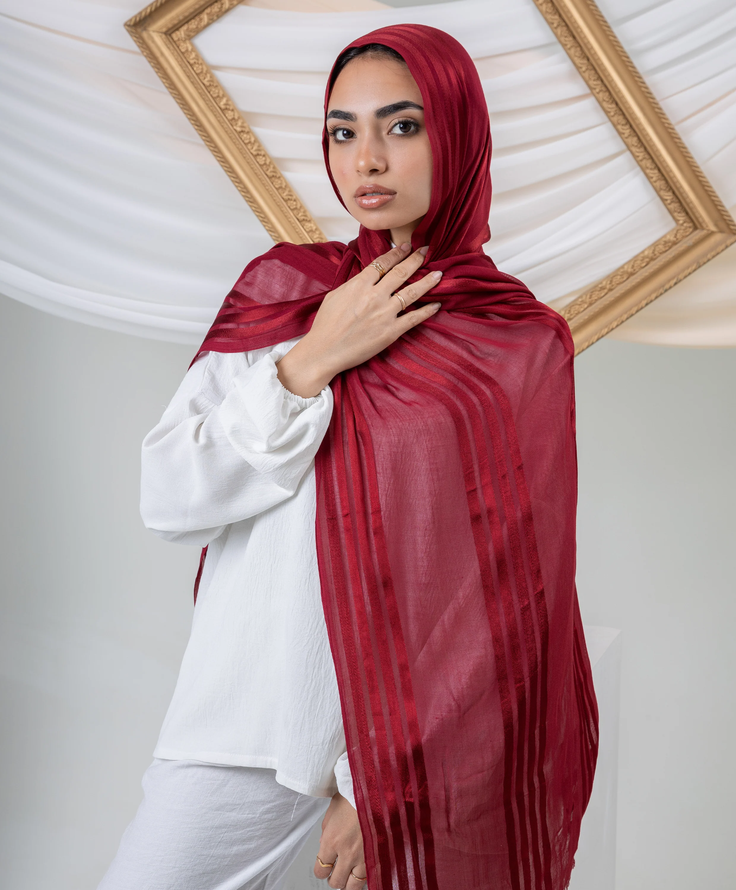 Pure Linen Scarf - Image 17