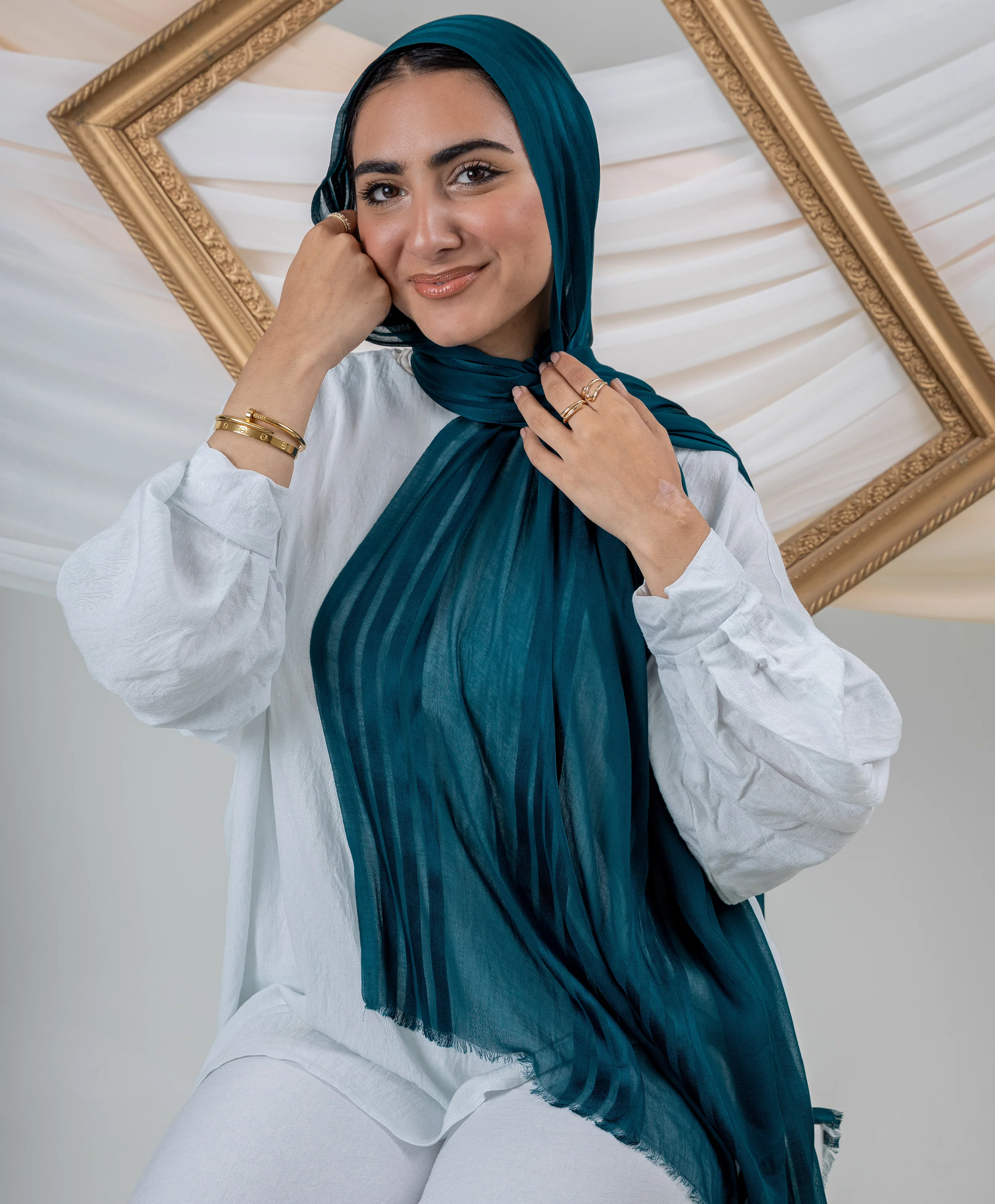 Pure Linen Scarf - Image 19