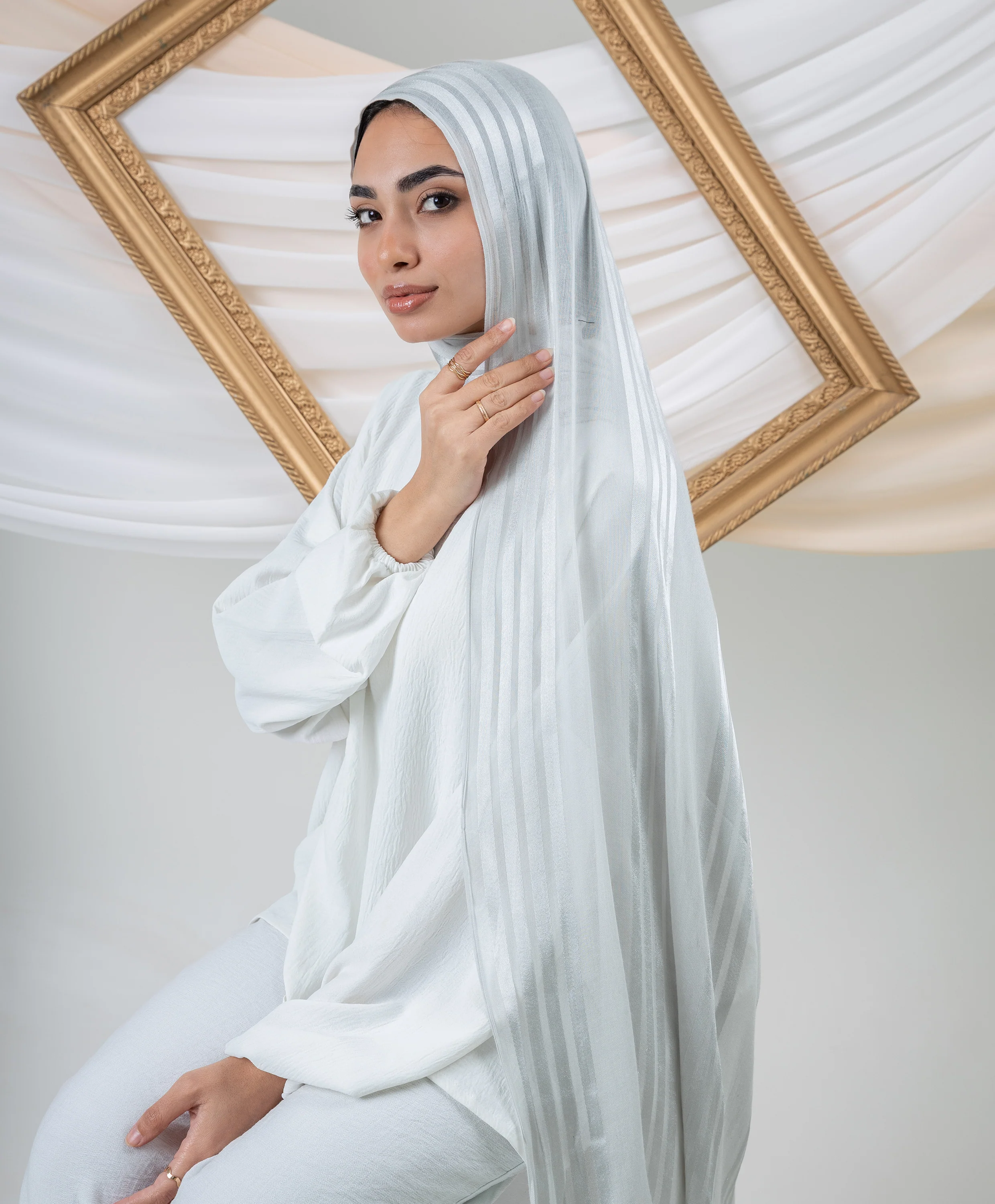 Pure Linen Scarf - Image 21