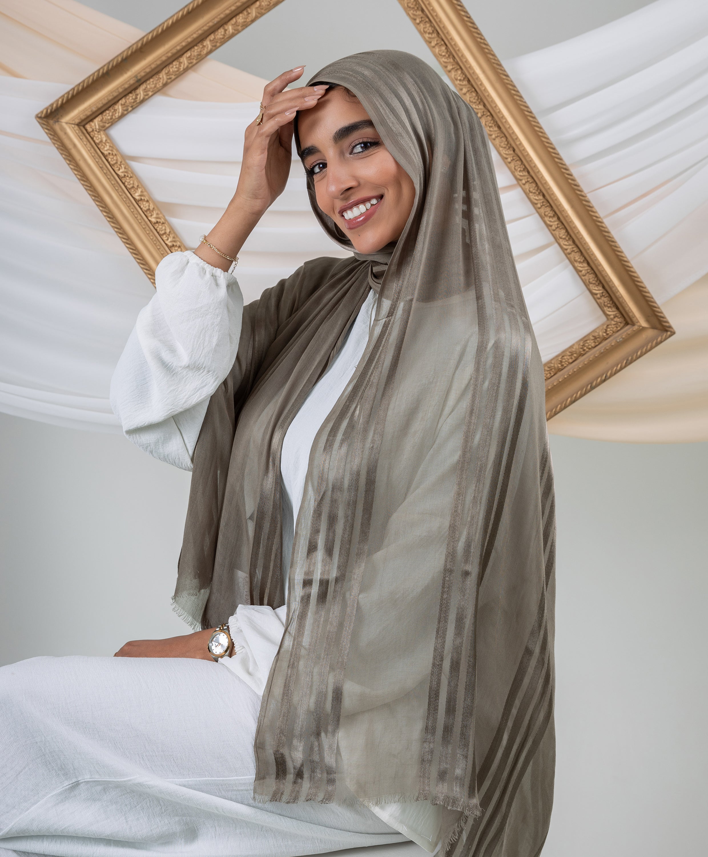 Pure Linen Scarf - Image 26