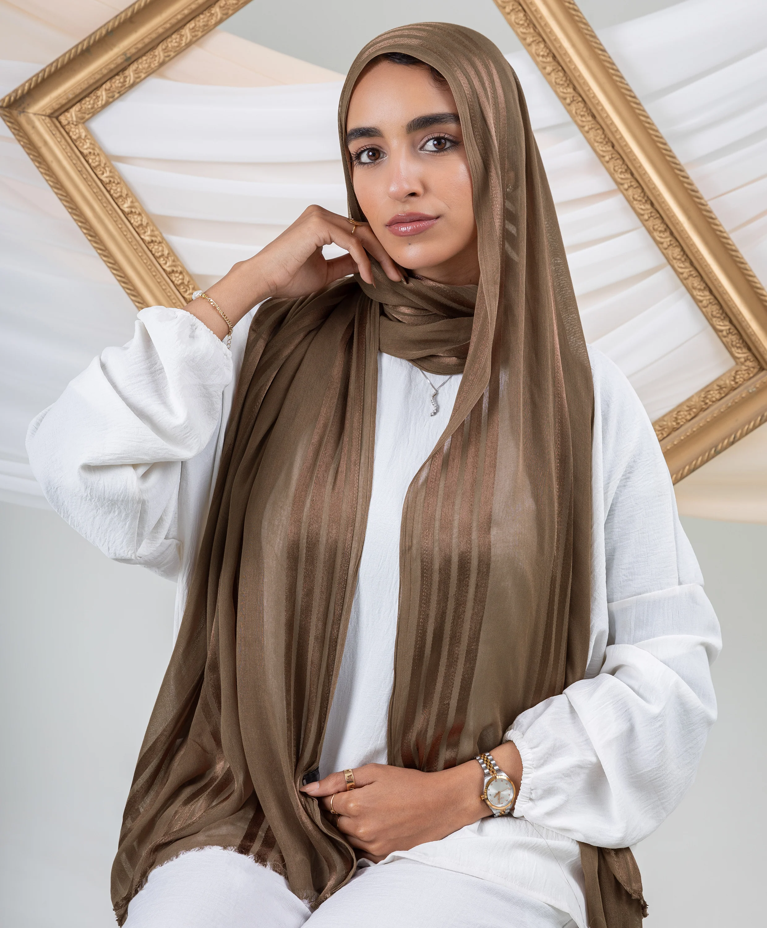Pure Linen Scarf - Image 28