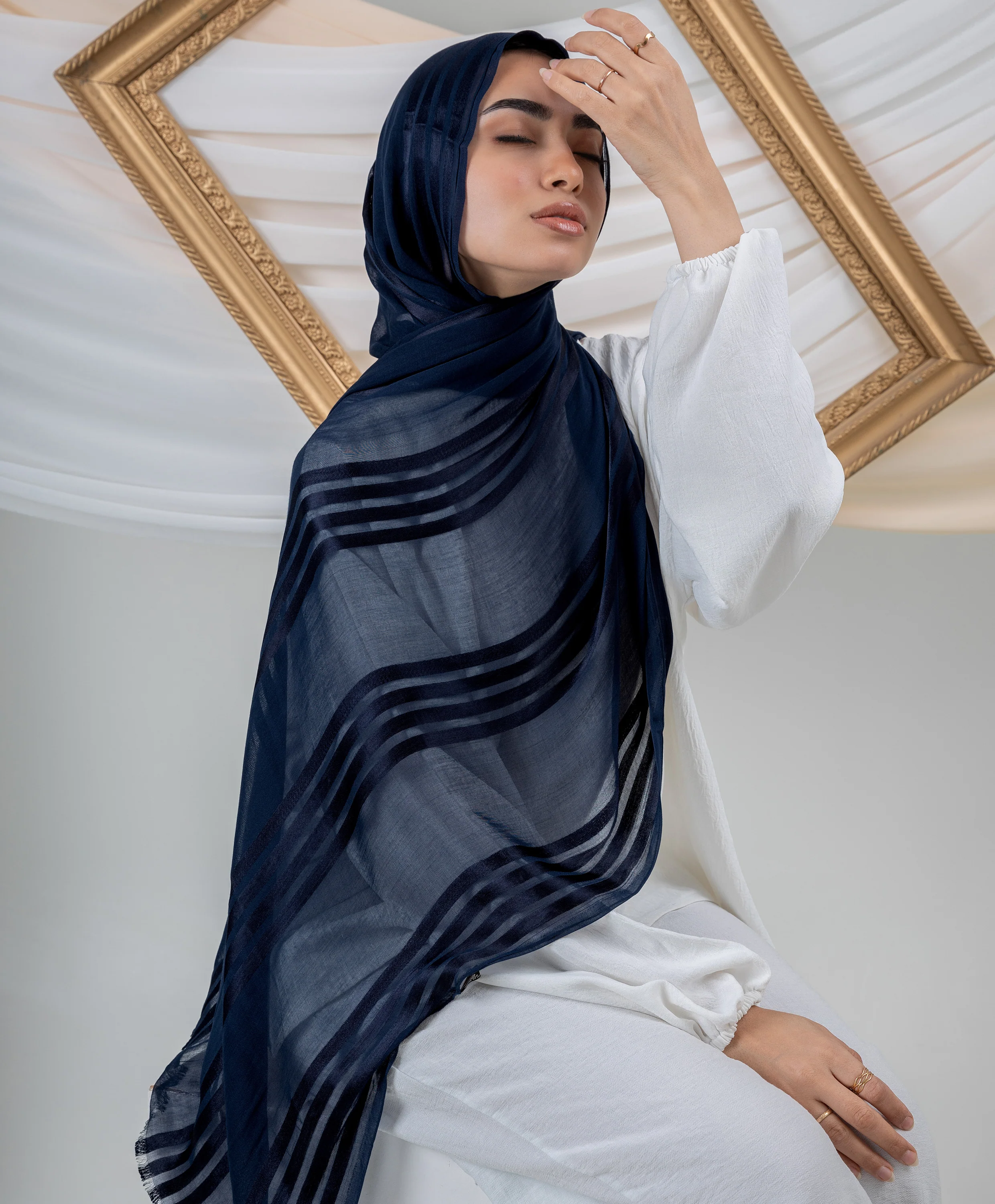 Pure Linen Scarf - Image 30