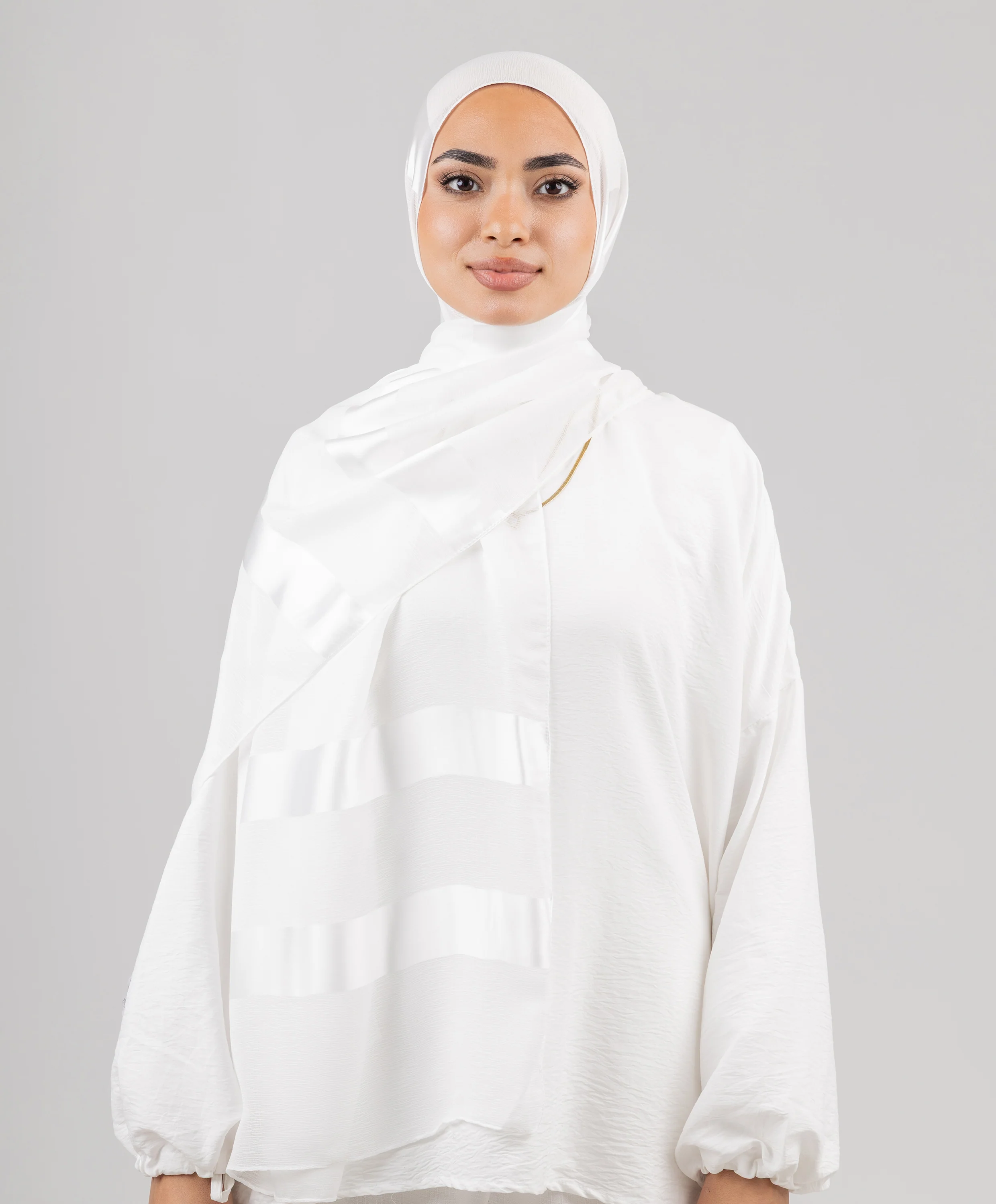 Sparkle Satin Chiffon Scarf - Image 3