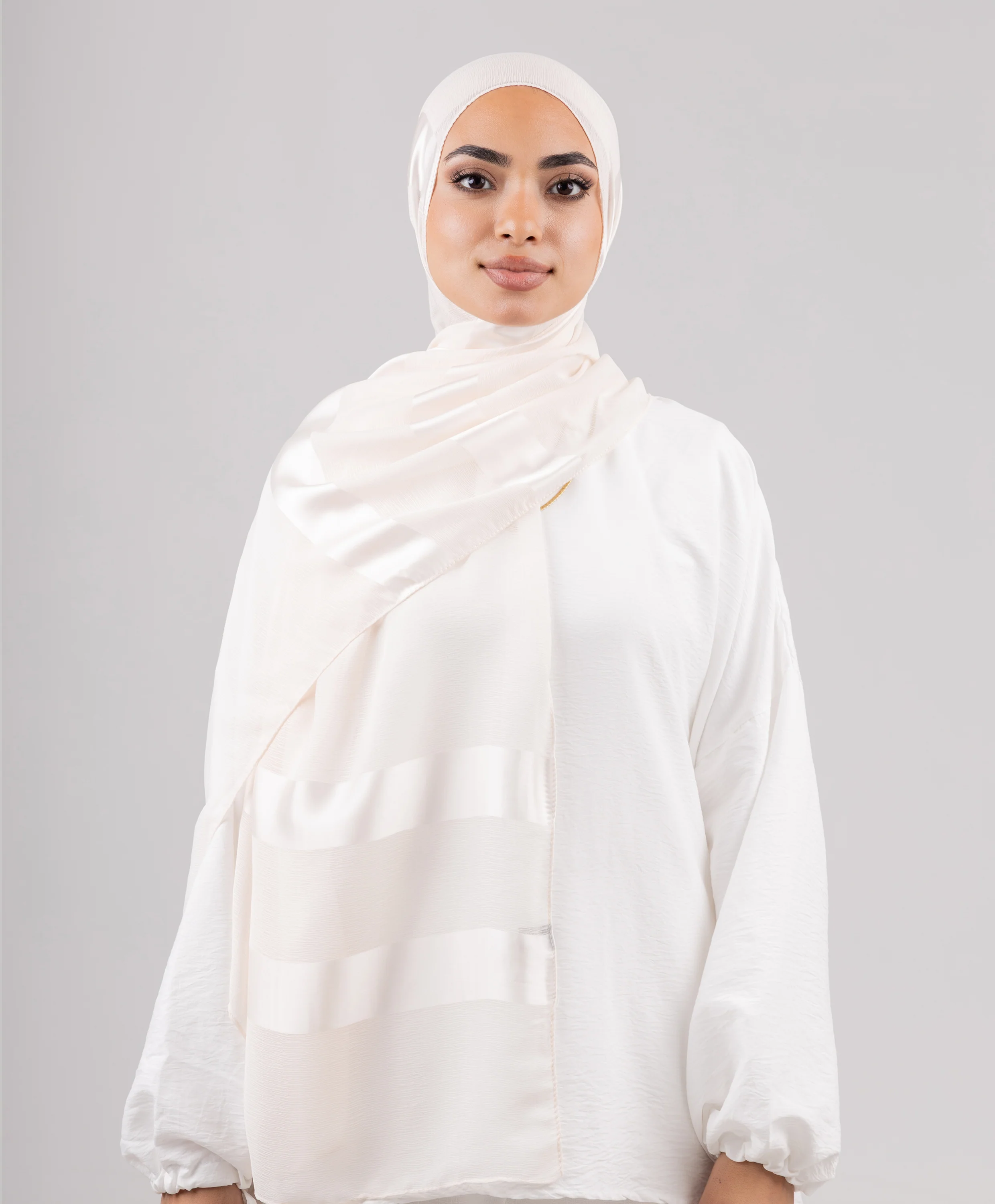 Sparkle Satin Chiffon Scarf - Image 4