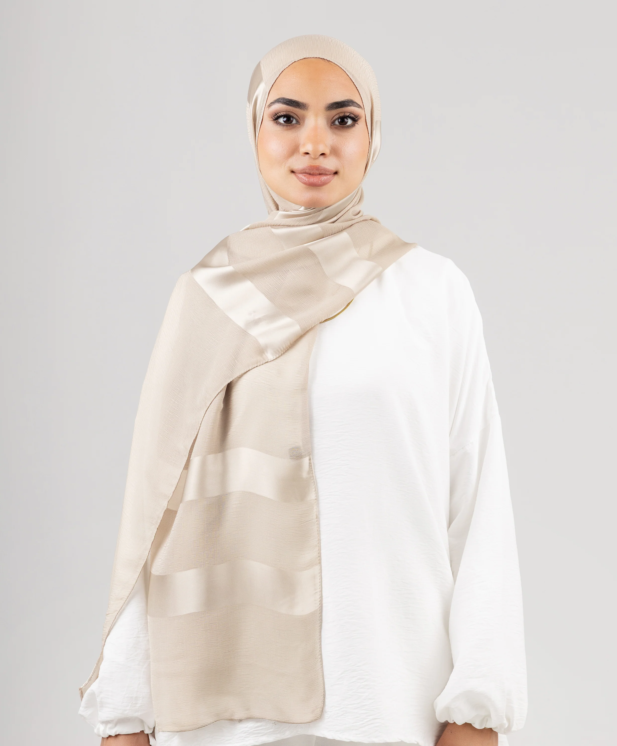 Sparkle Satin Chiffon Scarf - Image 5