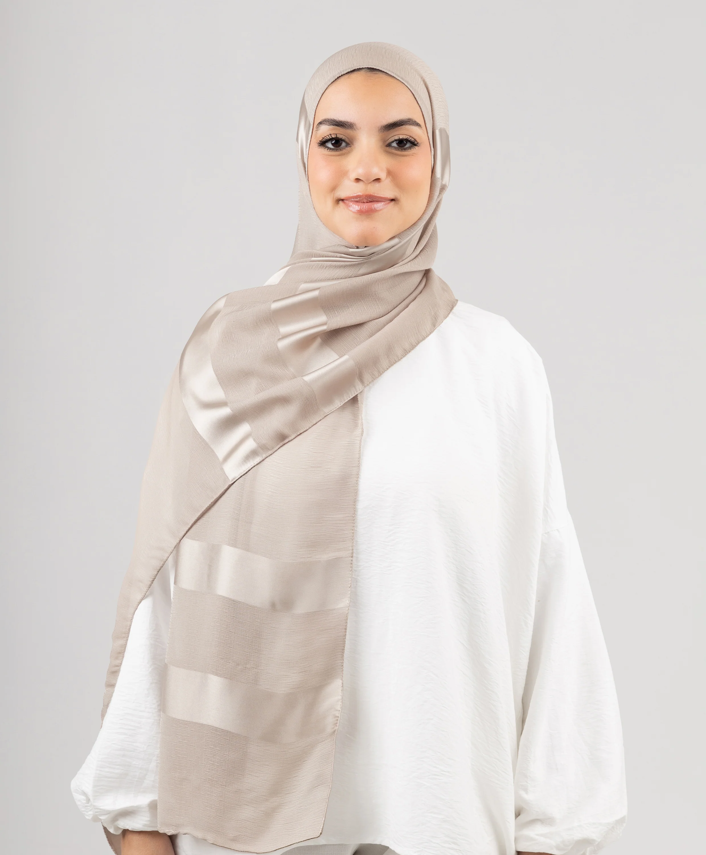 Sparkle Satin Chiffon Scarf - Image 6