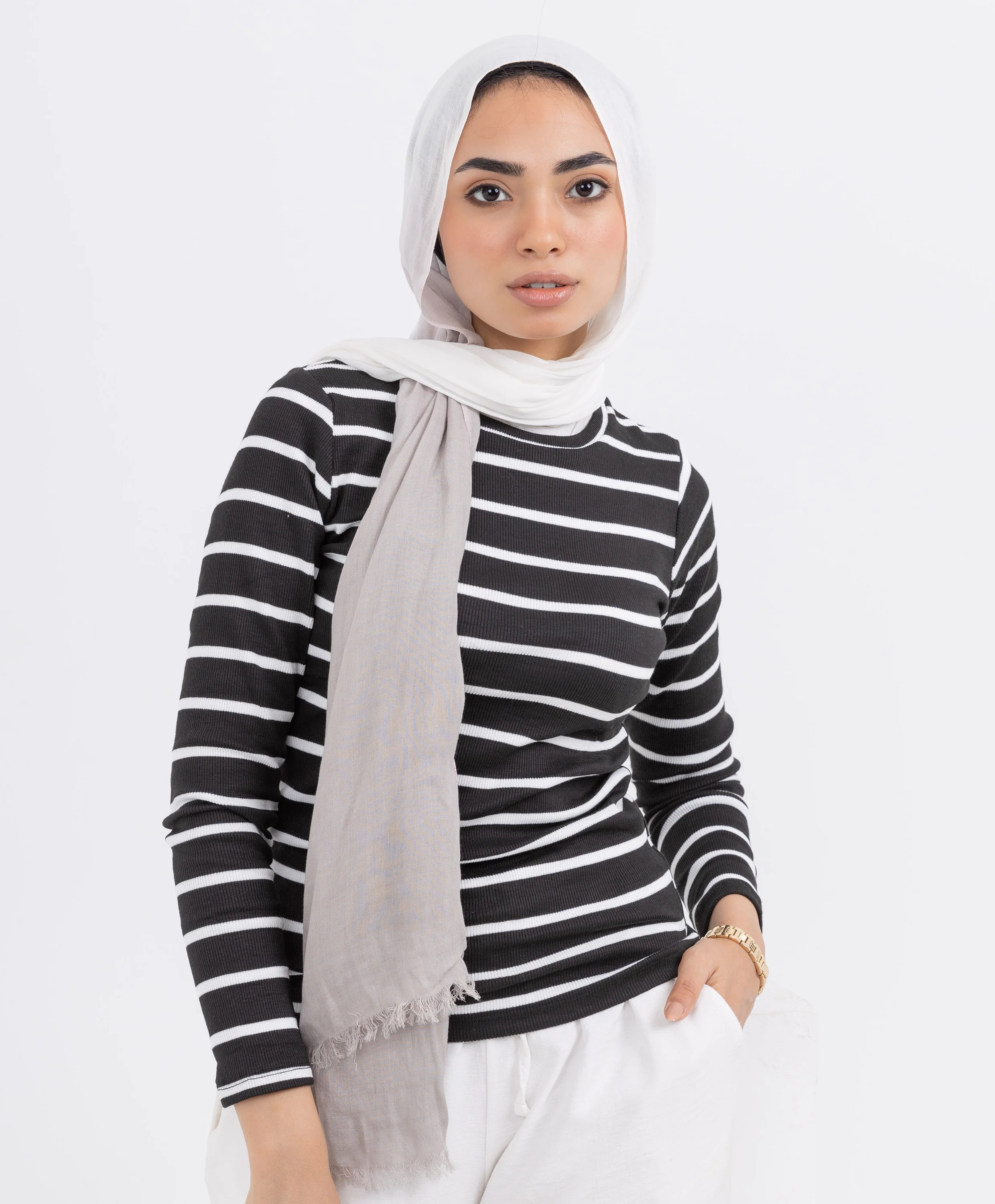 Striped Basic Top - Image 6