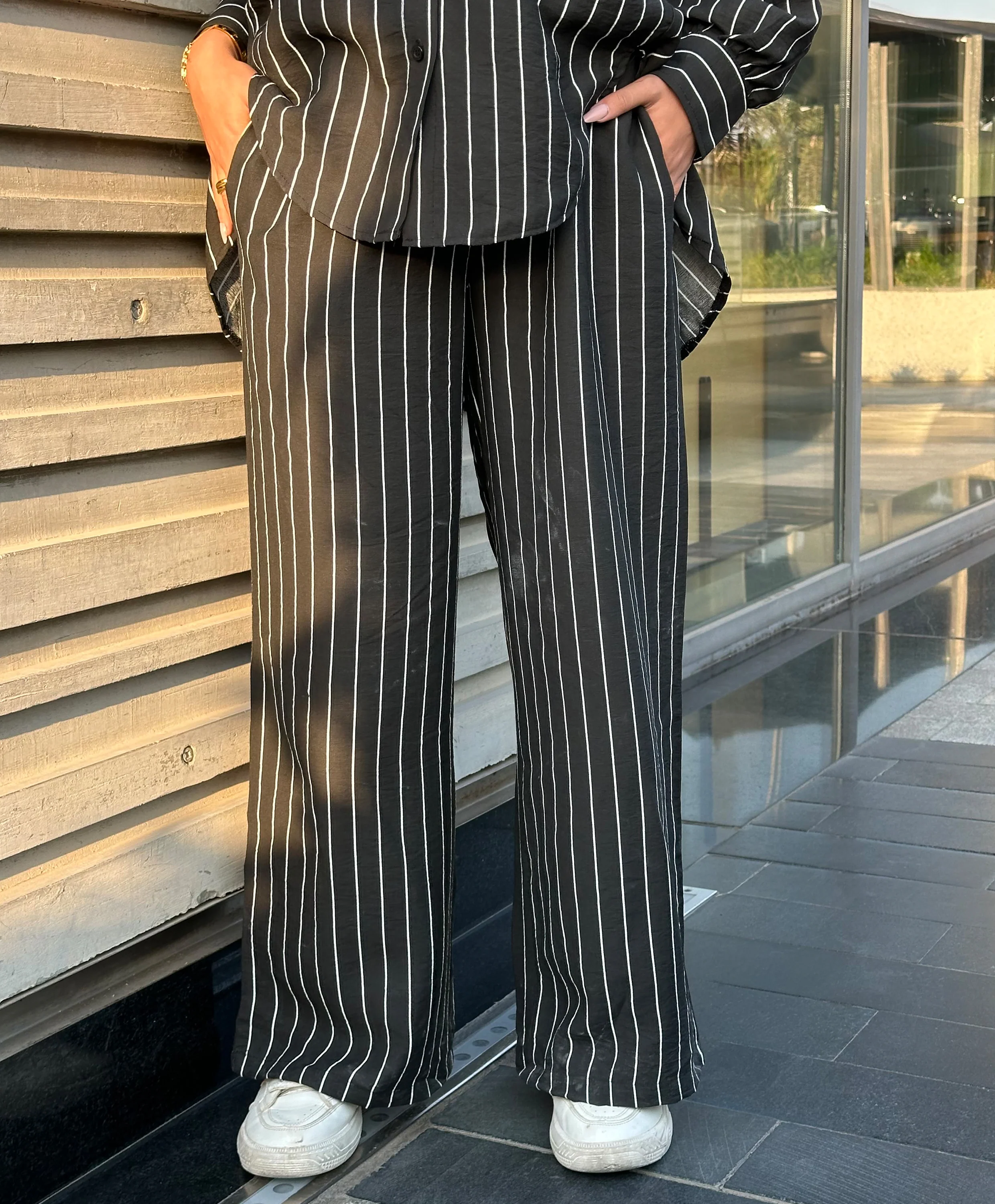 Striped Linen Pants - Image 3