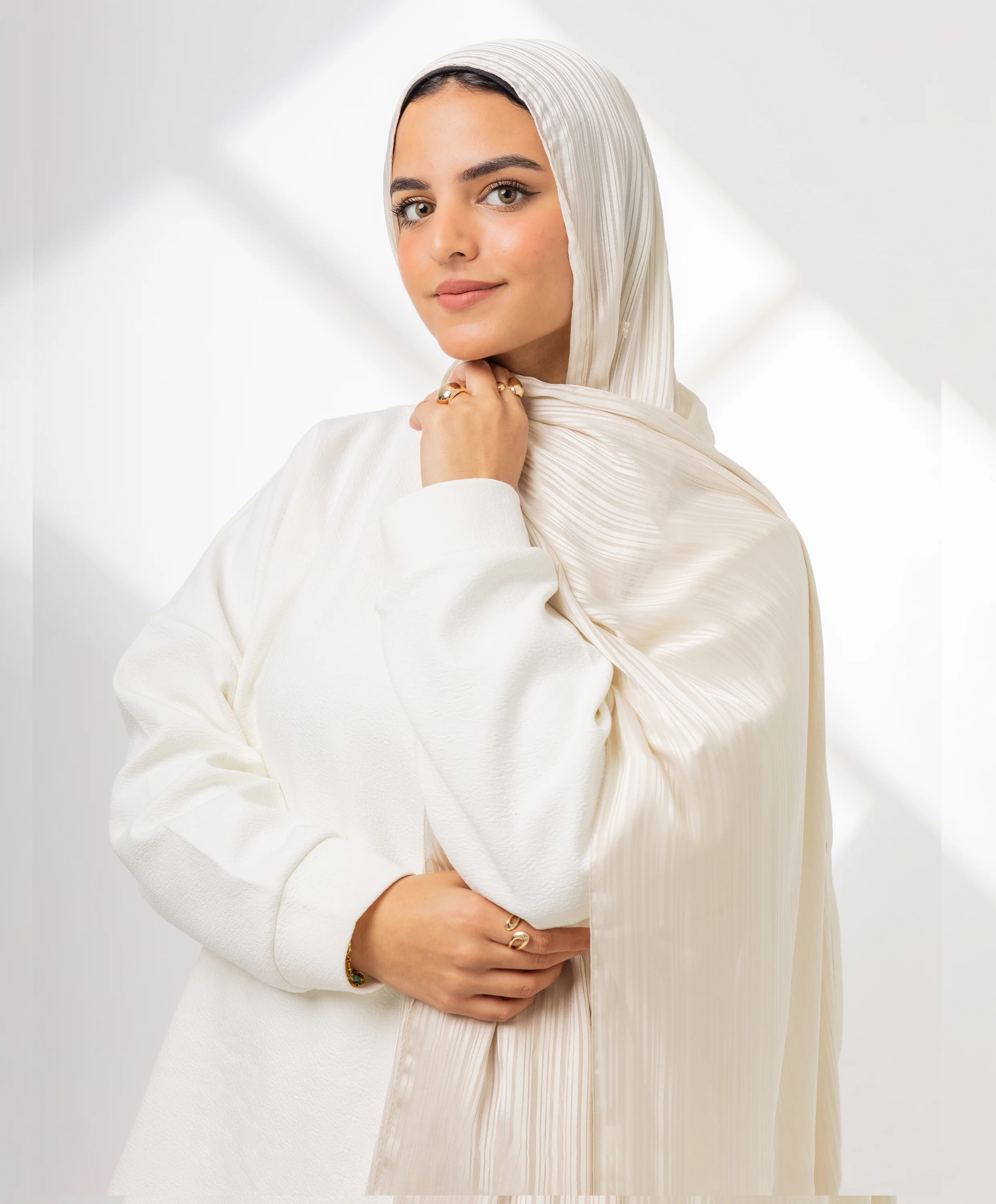 Whisper Satin Chiffon Scarf - Image 13