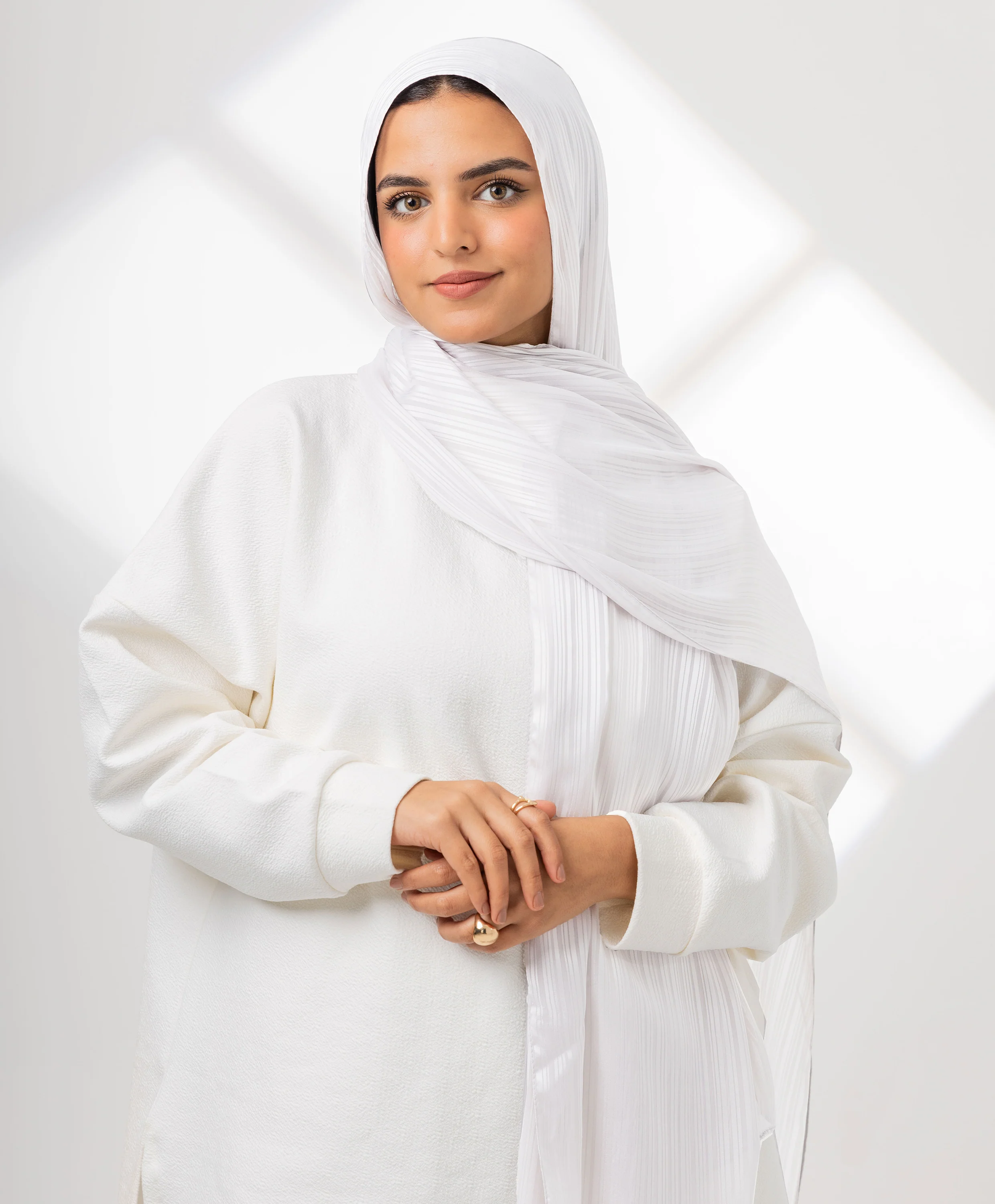 Whisper Satin Chiffon Scarf - Image 18