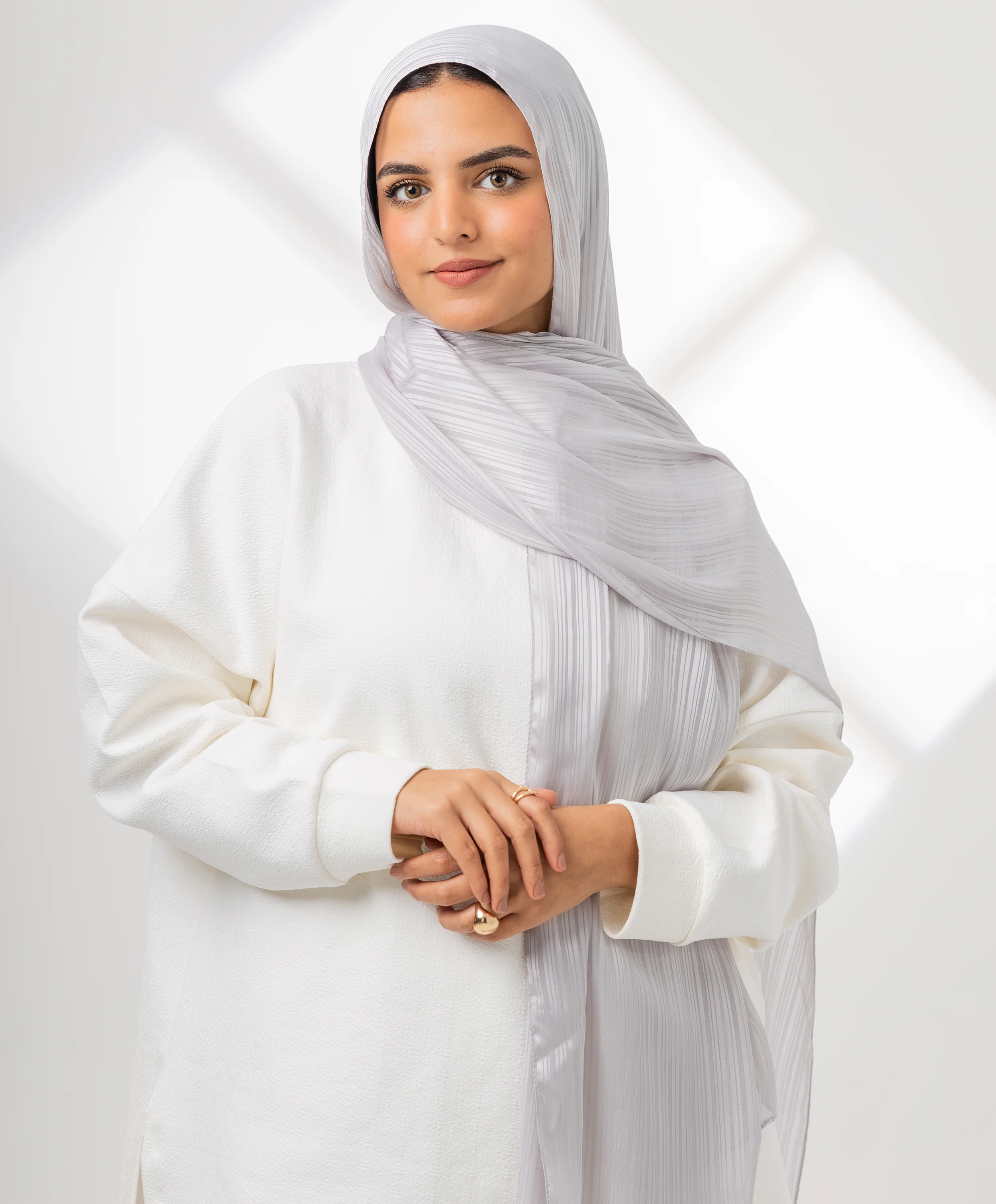 Whisper Satin Chiffon Scarf - Image 8